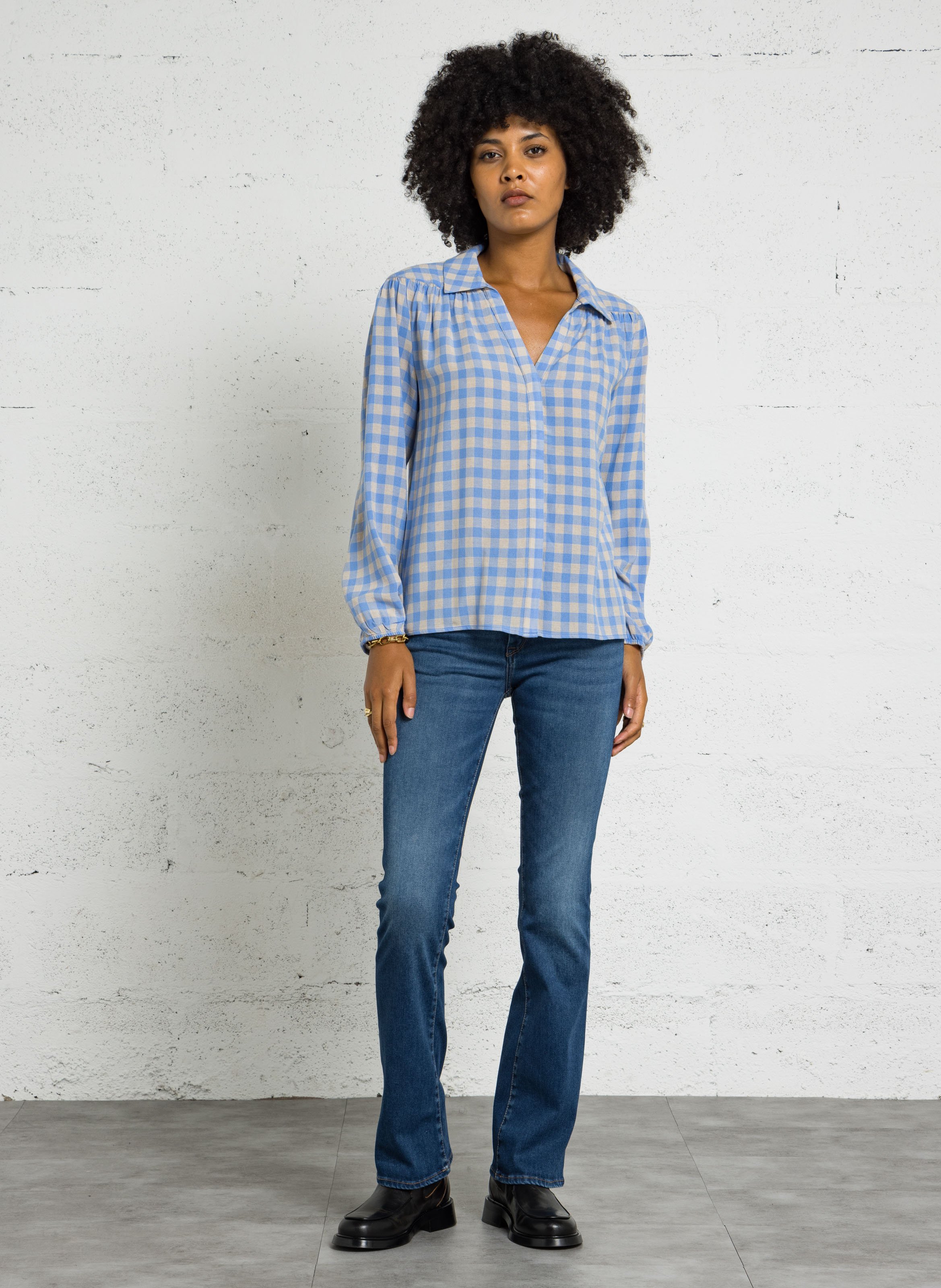 Chemise col classique seatlle MAISON 123 Blanc