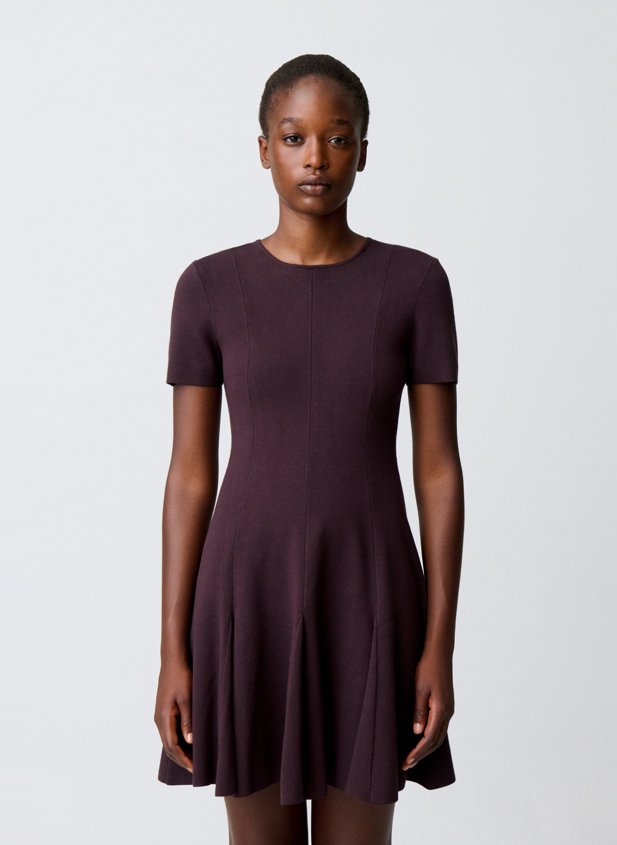 Robe courte évasée col amovible CLAUDIE PIERLOT Multicolore
