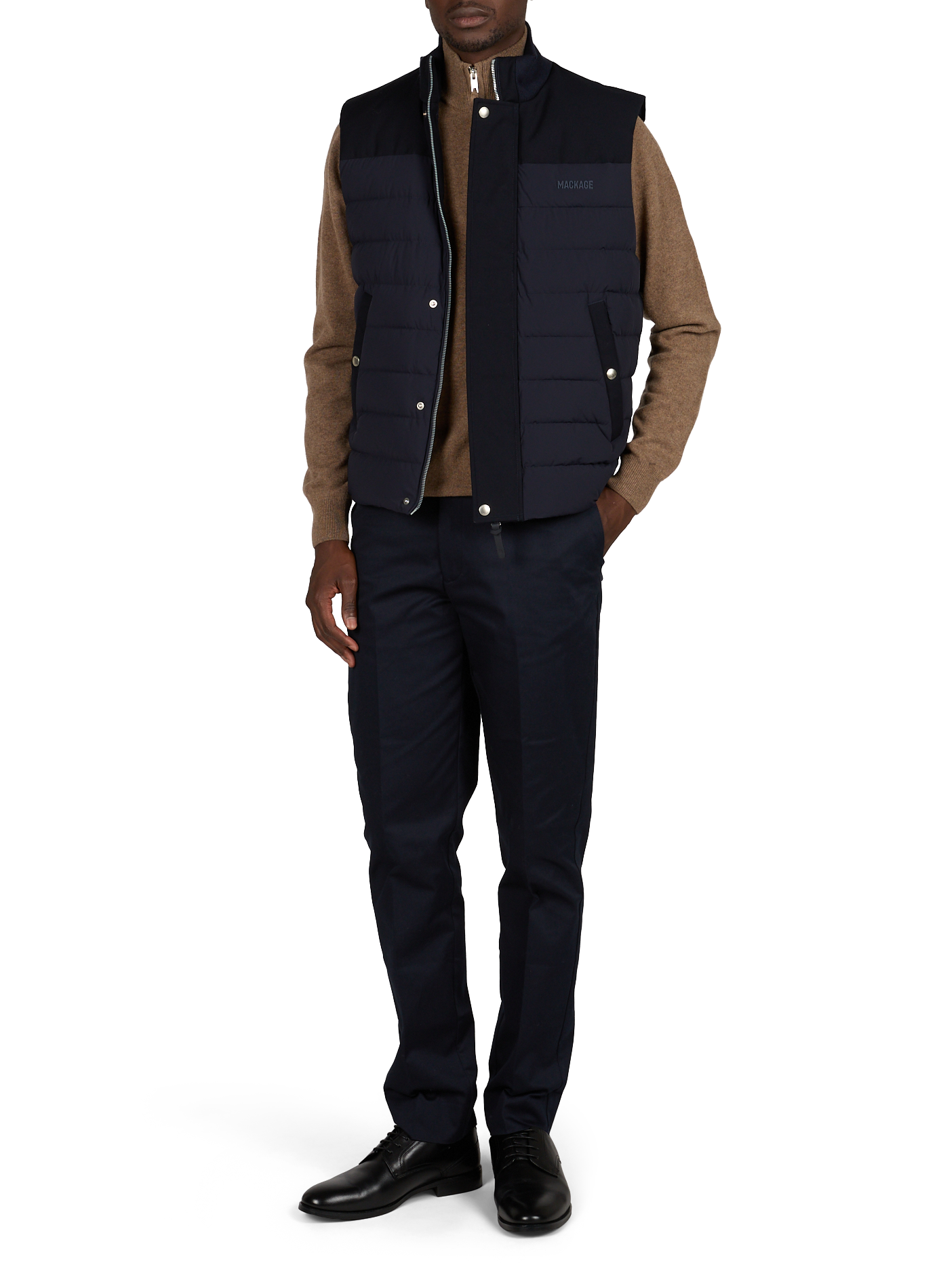 Brody Sleeveless Puffer Coat MACKAGE Blue
