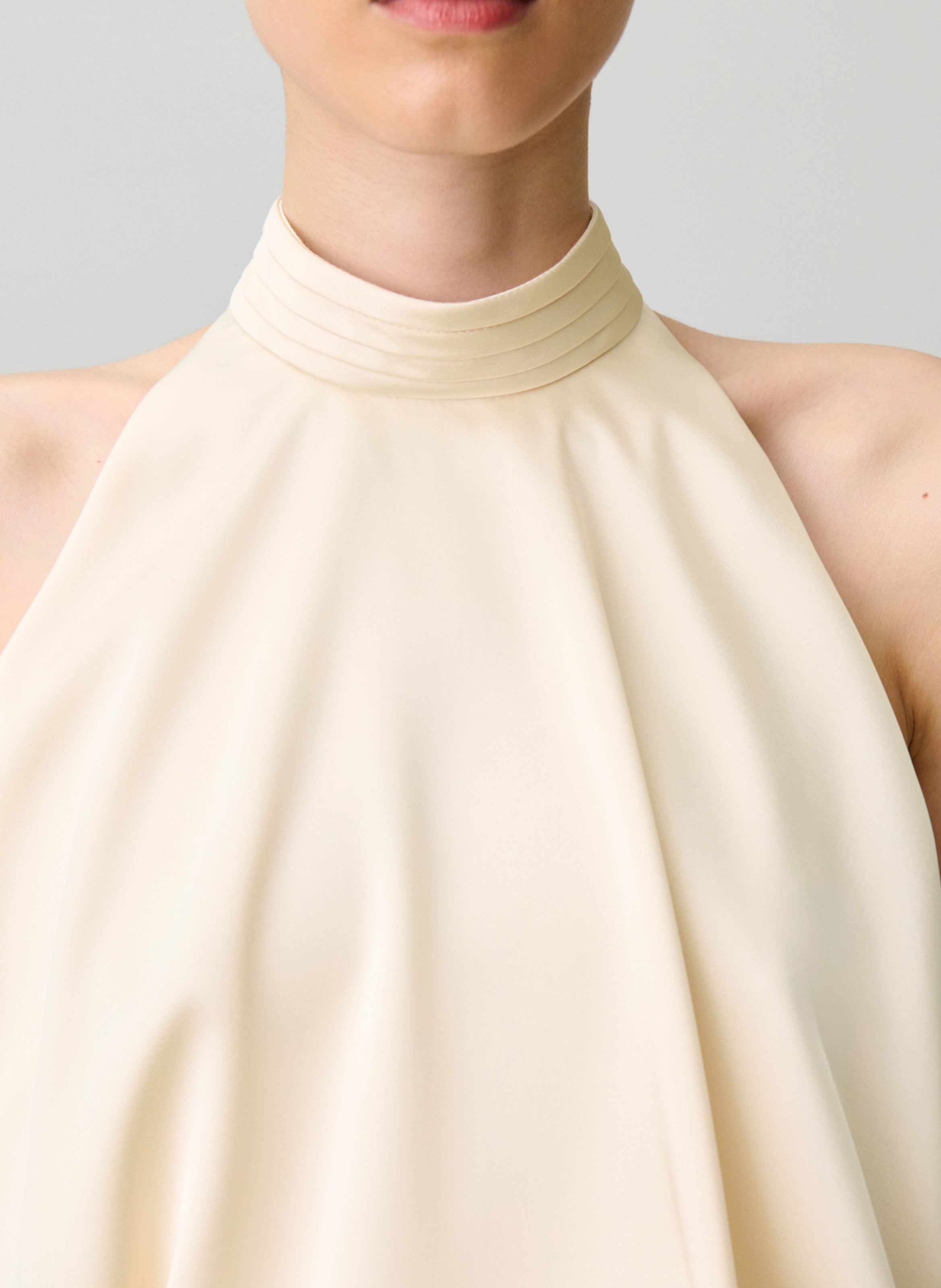 Top sans manches dos nu uni CLAUDIE PIERLOT Blanc