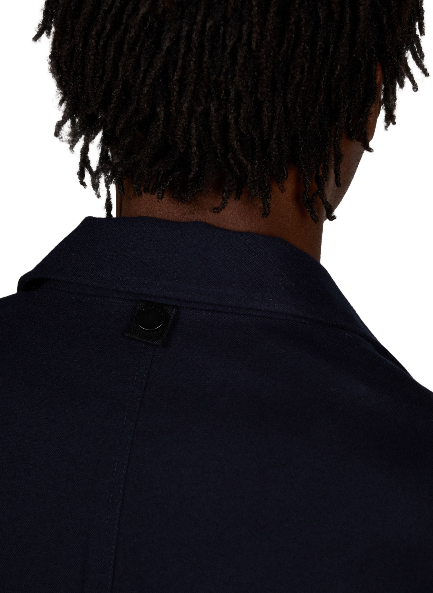 Straight blazer with a tailored collar. REPLAY Blue