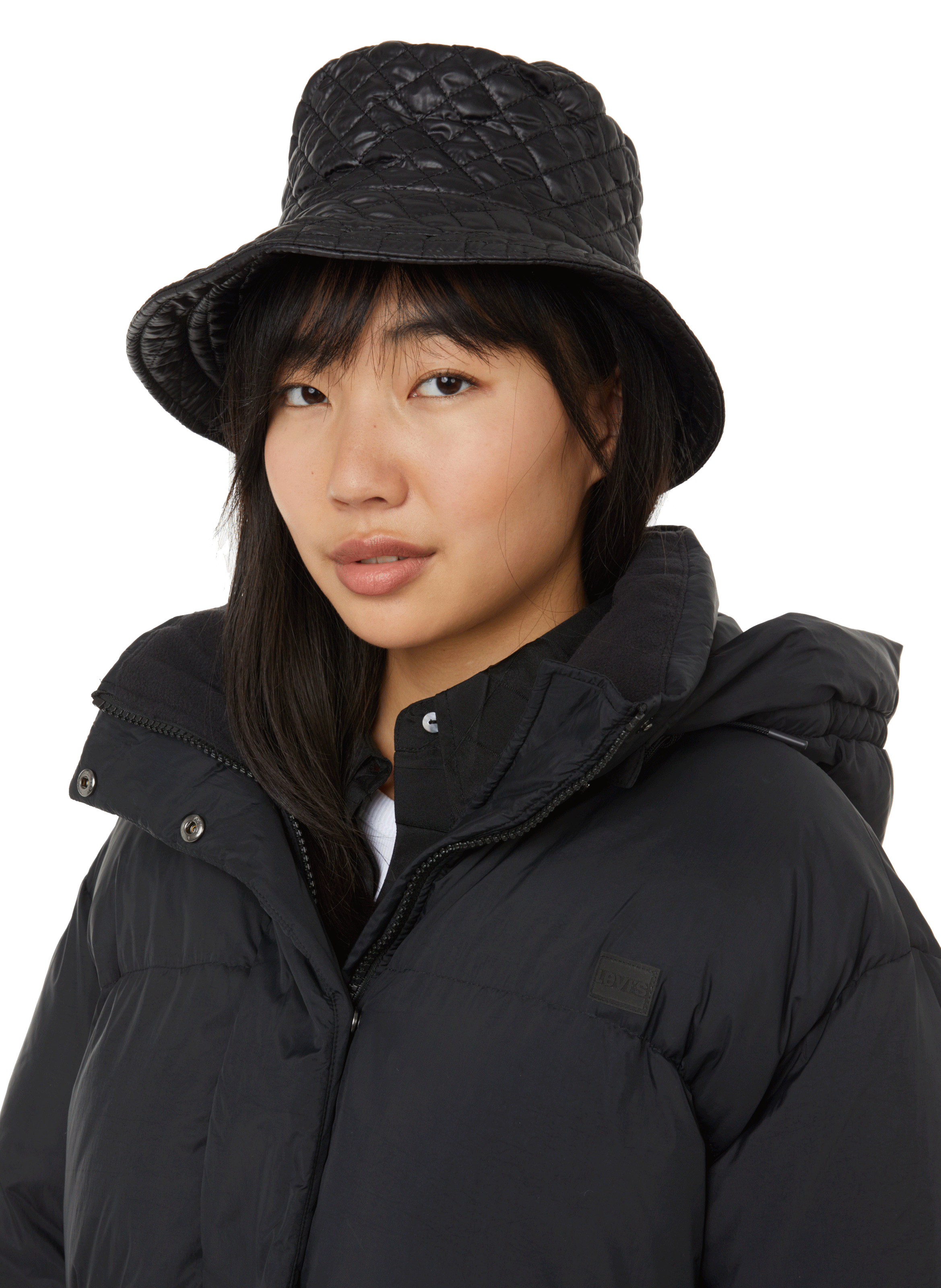Quilted bucket hat  SAISON 1865 Black