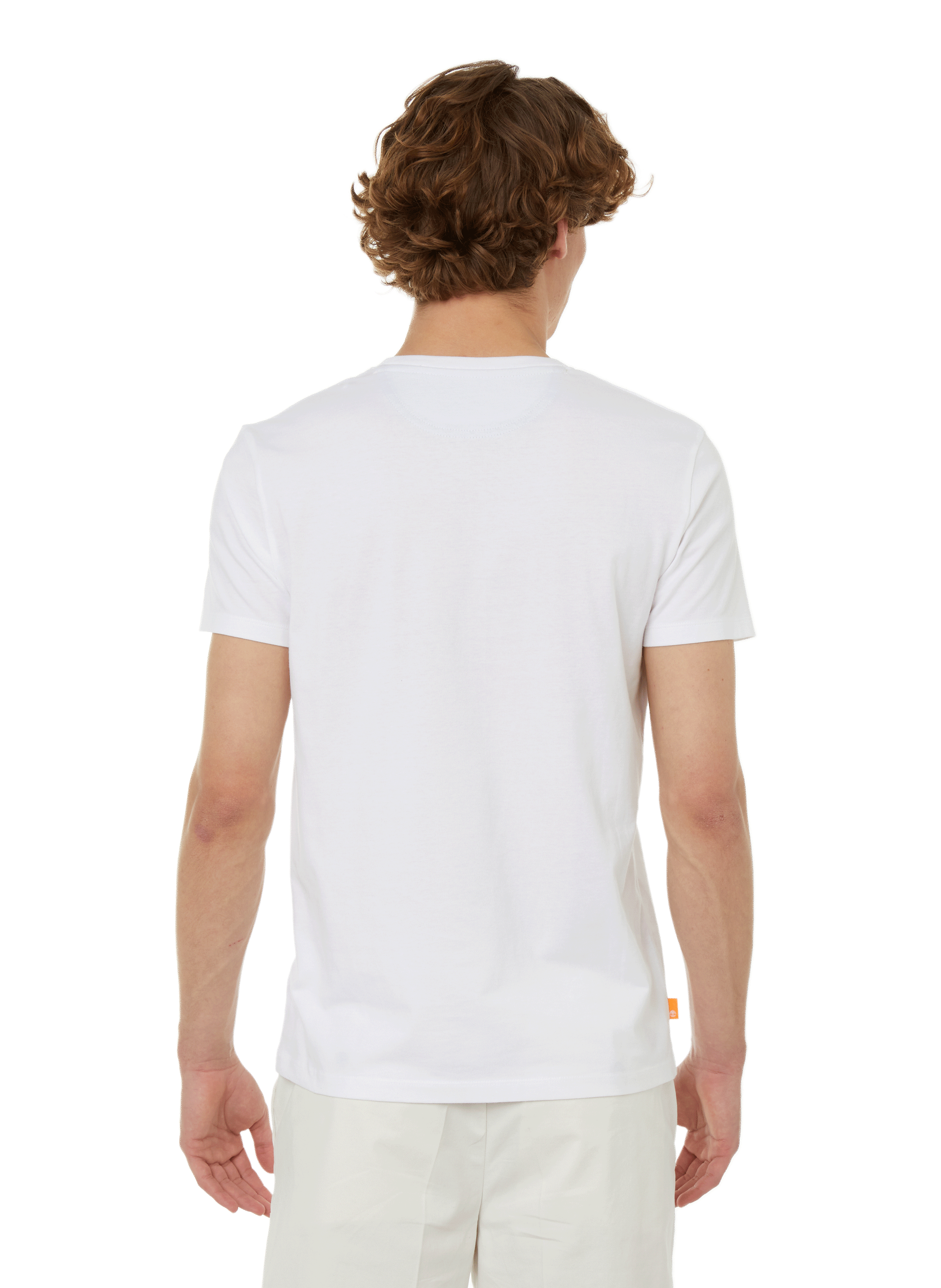 T-shirt slim en coton TIMBERLAND Blanc