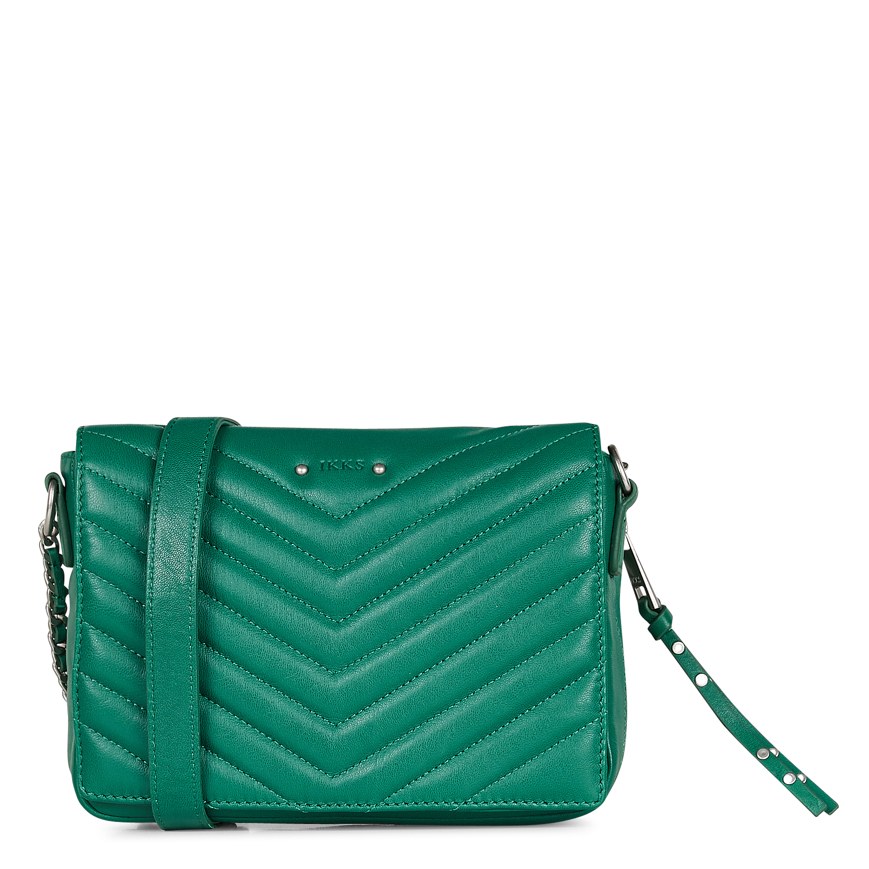 Sac bandoulière matelassé en cuir