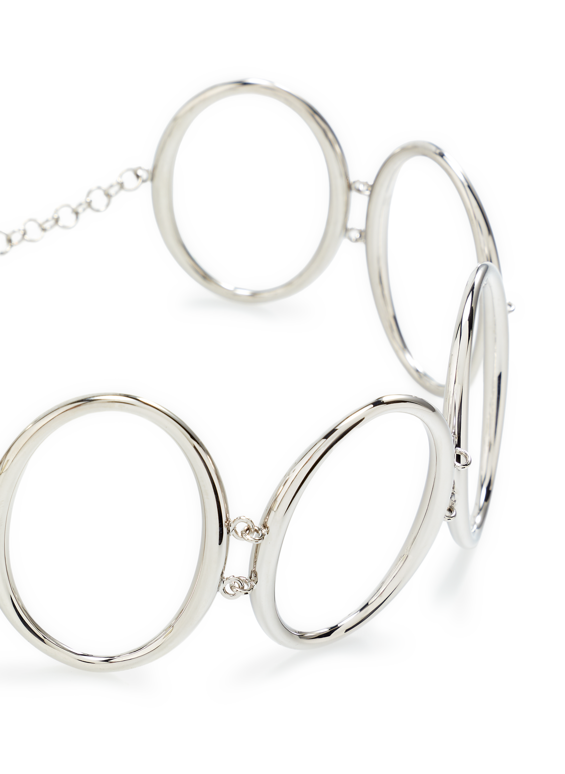 Collier Hoops Necklace  HUGO KREIT Argent