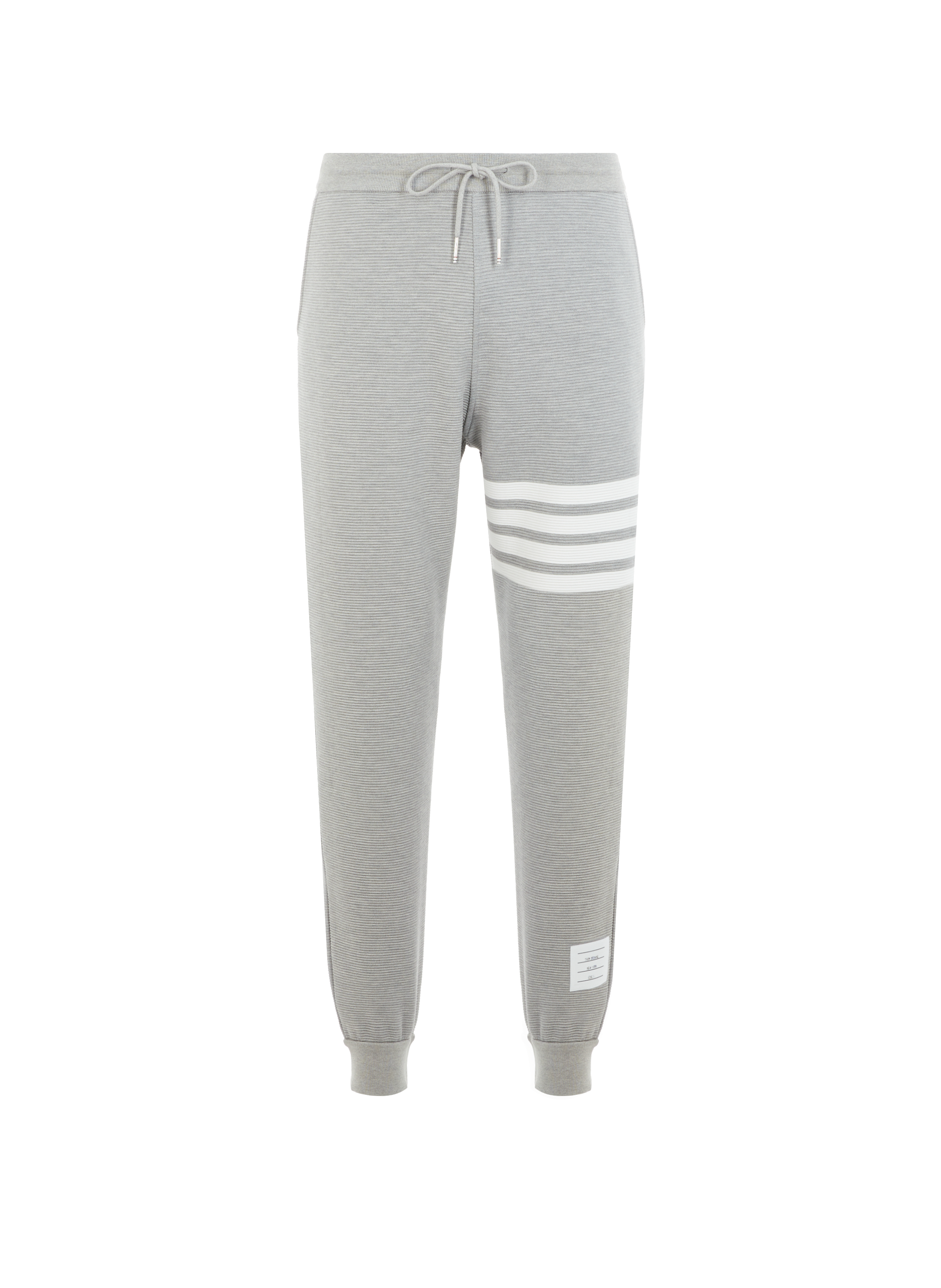 THOM BROWNE Jogging en coton  Gris