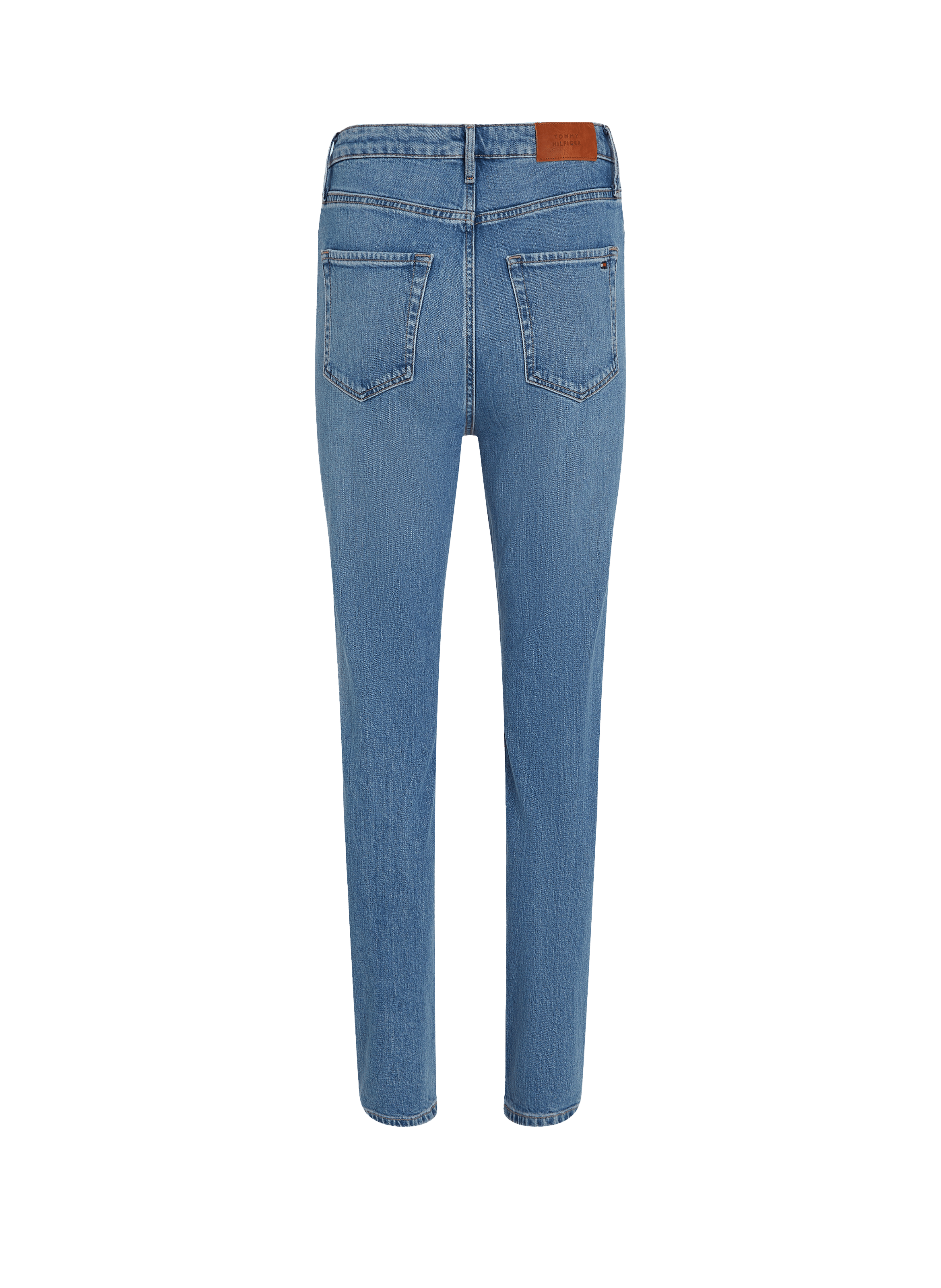 High-waisted slim-fit jeans  TOMMY HILFIGER Blue