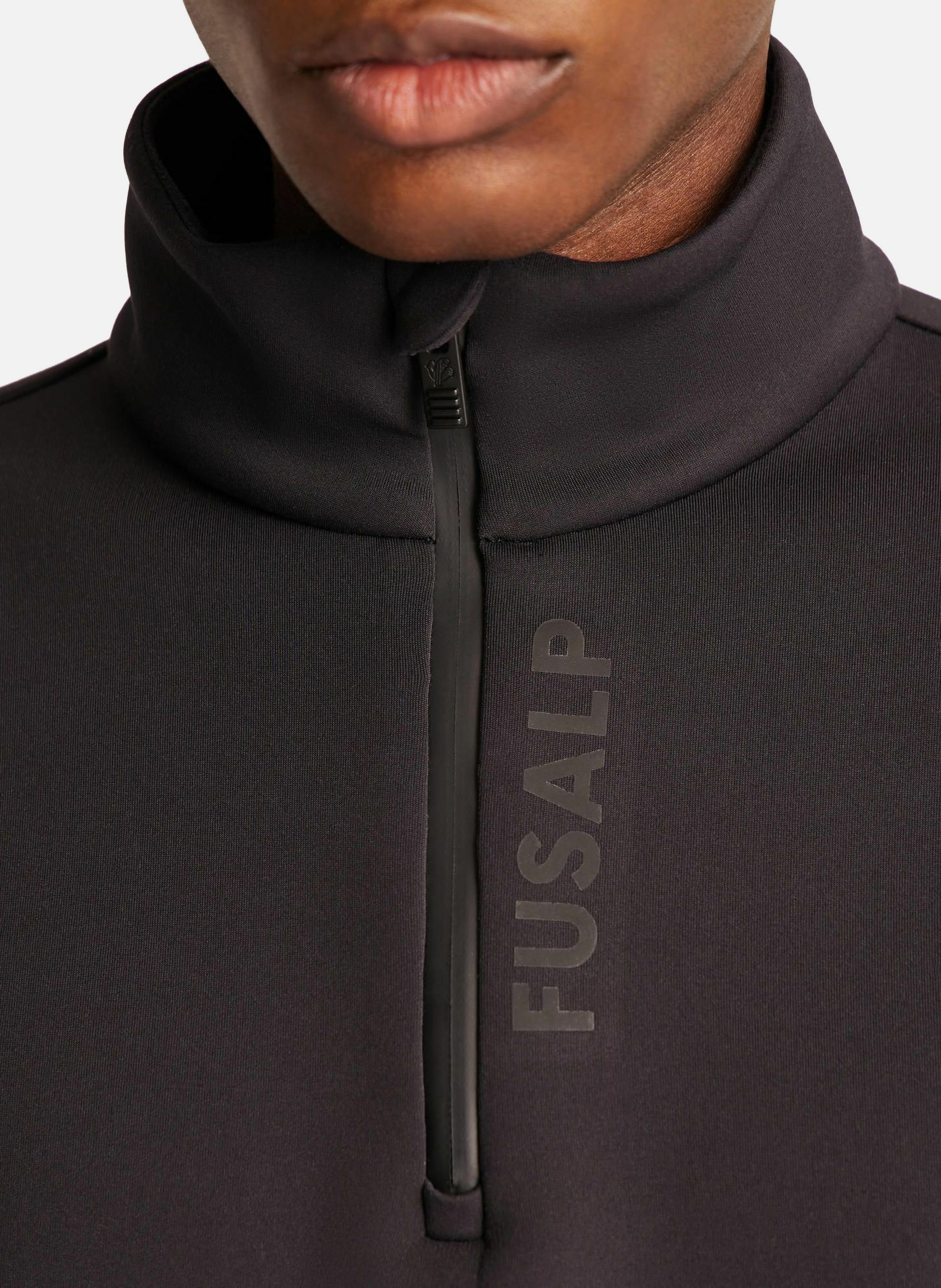 Sous pull timothy col montant coupe regular FUSALP Noir