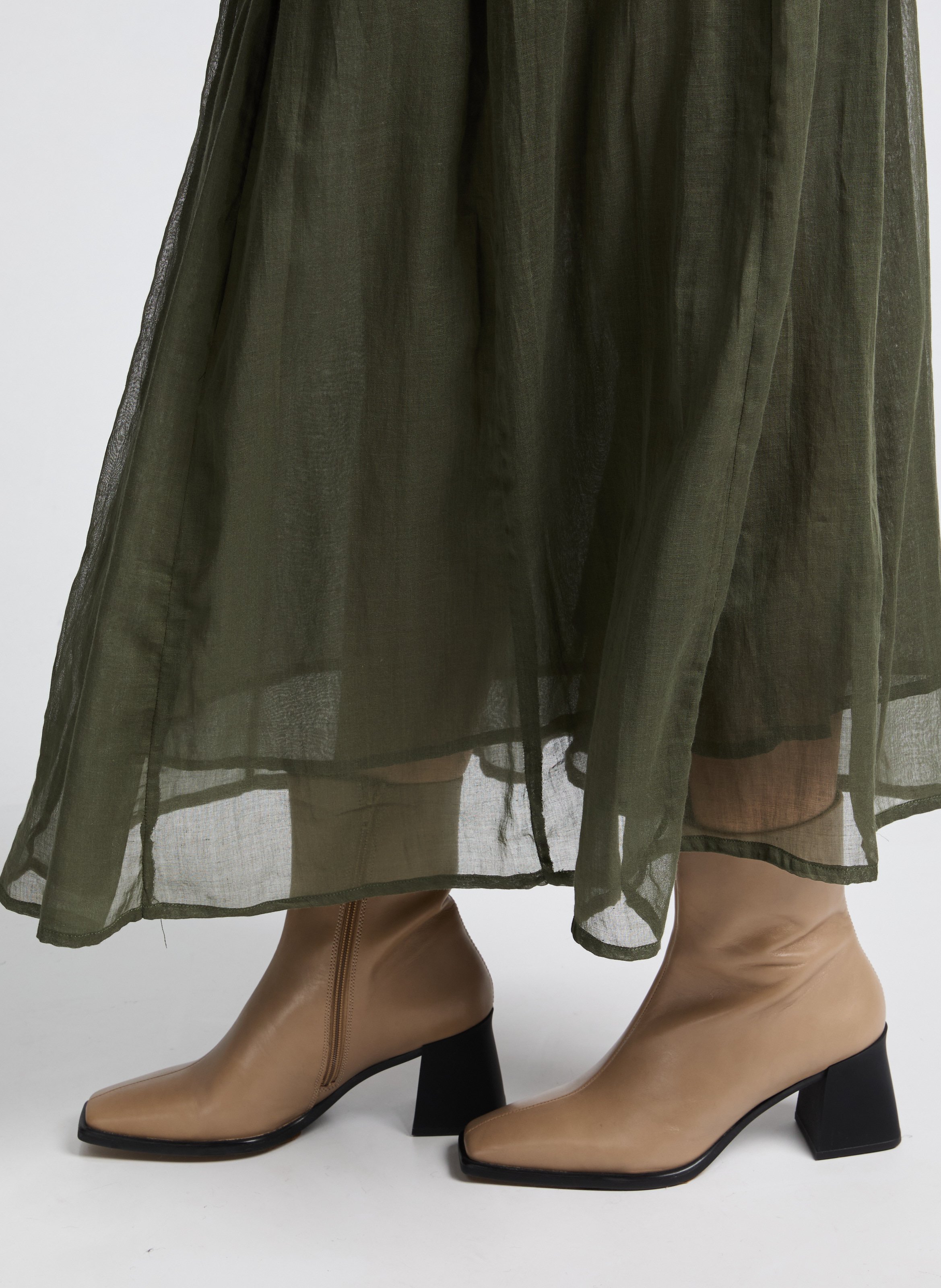 Bottines à talon en cuir  VAGABOND SHOEMAKERS Beige