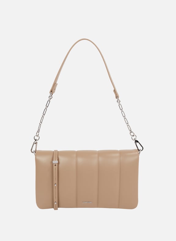 Sac bandoulière matelassé Gris by CALVIN KLEIN CALVIN KLEIN Sac bandoulière matelassé Gris