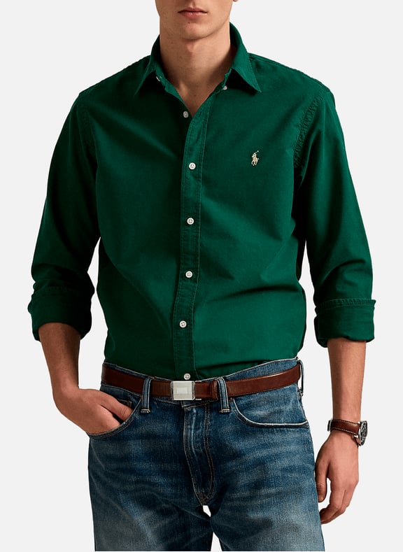 Cotton shirt Green by POLO RALPH LAUREN POLO RALPH LAUREN Cotton shirt Green