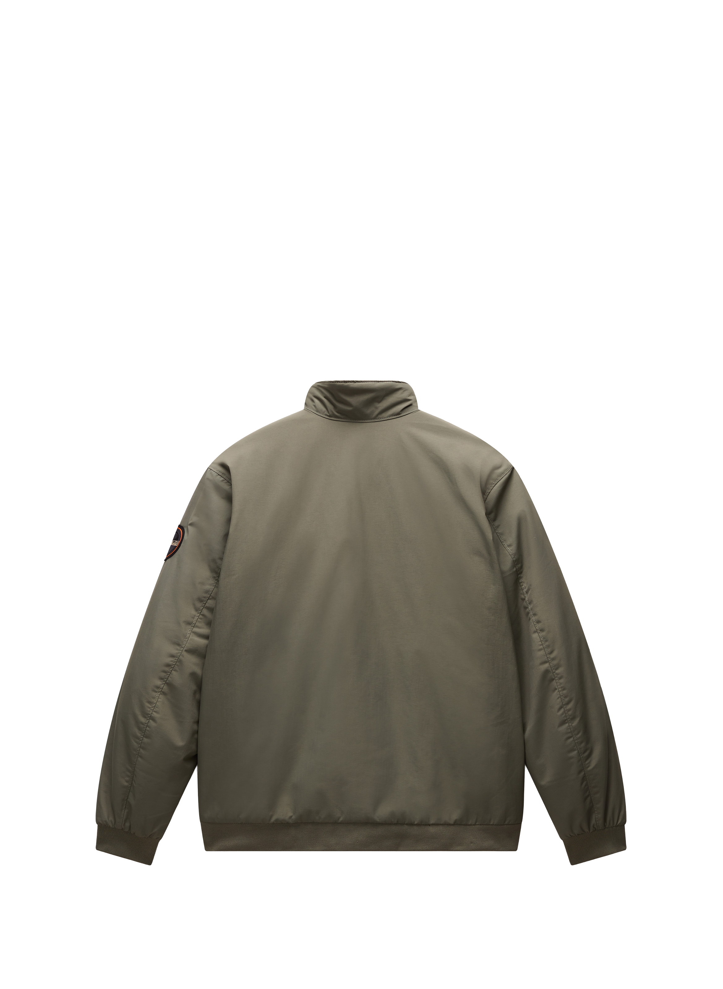 Recycled polyester-blend windbreaker jacket NAPAPIJRI Green