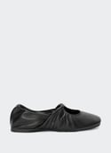 Ballerines Pebble Soft en cuir d'agneau nappa  Black