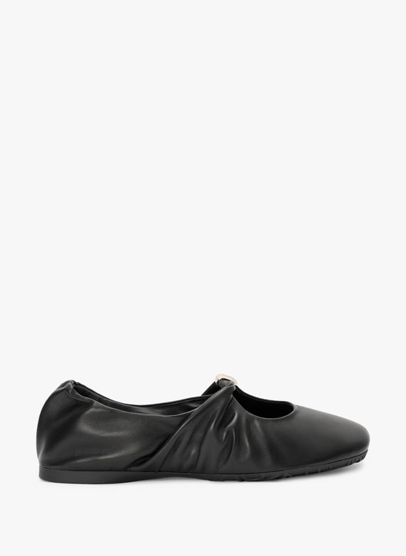 Ballerines Pebble Soft en cuir d'agneau nappa | Noir by LOEWE Ballerines Pebble Soft en cuir d'agneau nappa Noir