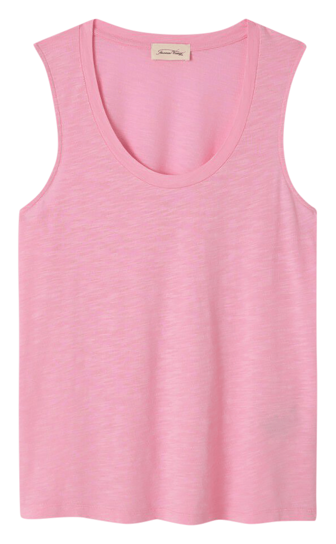 Débardeur à col rond en coton mélangé jacksonville AMERICAN VINTAGE Rose
