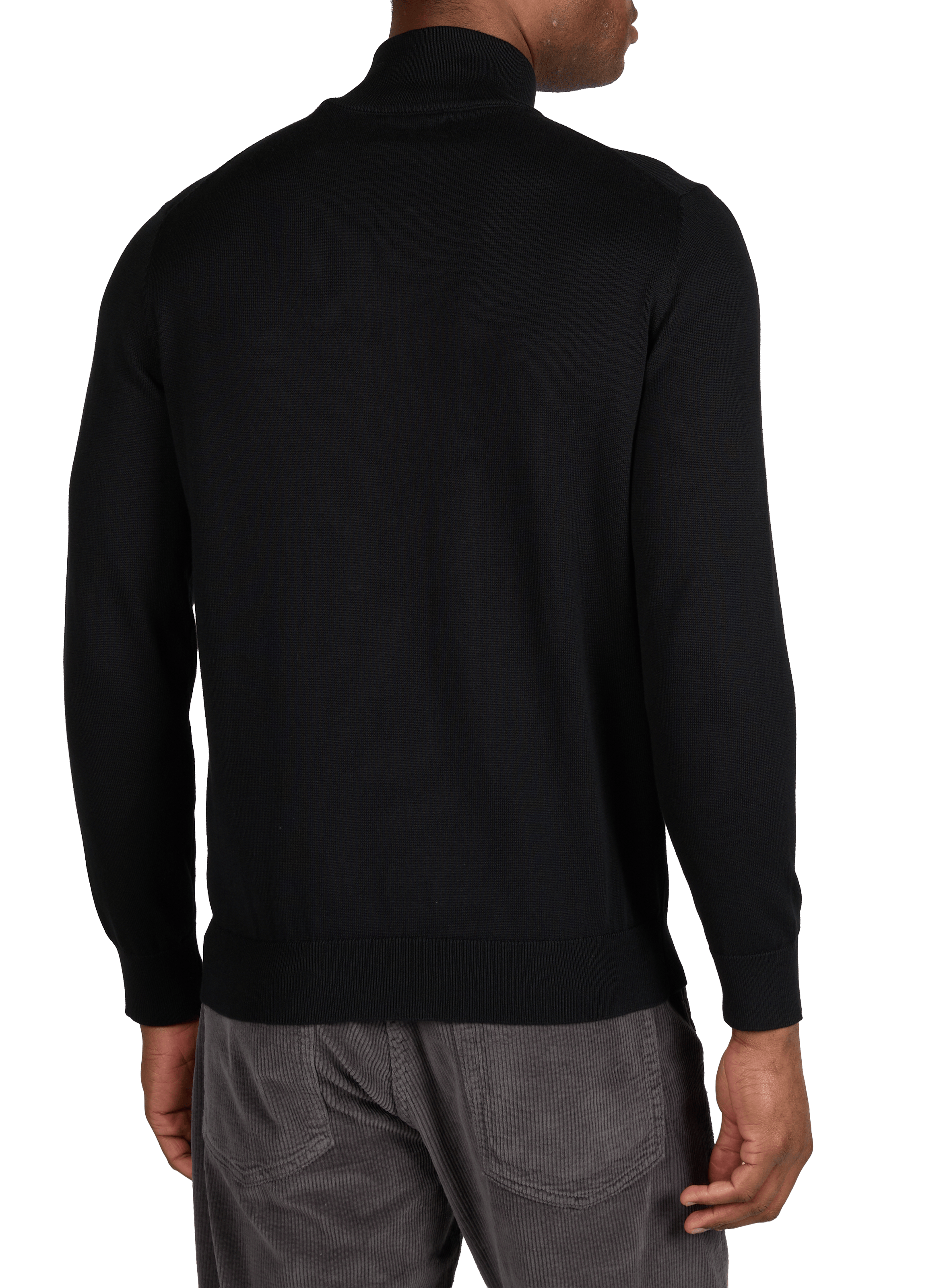Funnel neck half-zip jumper GANT Black
