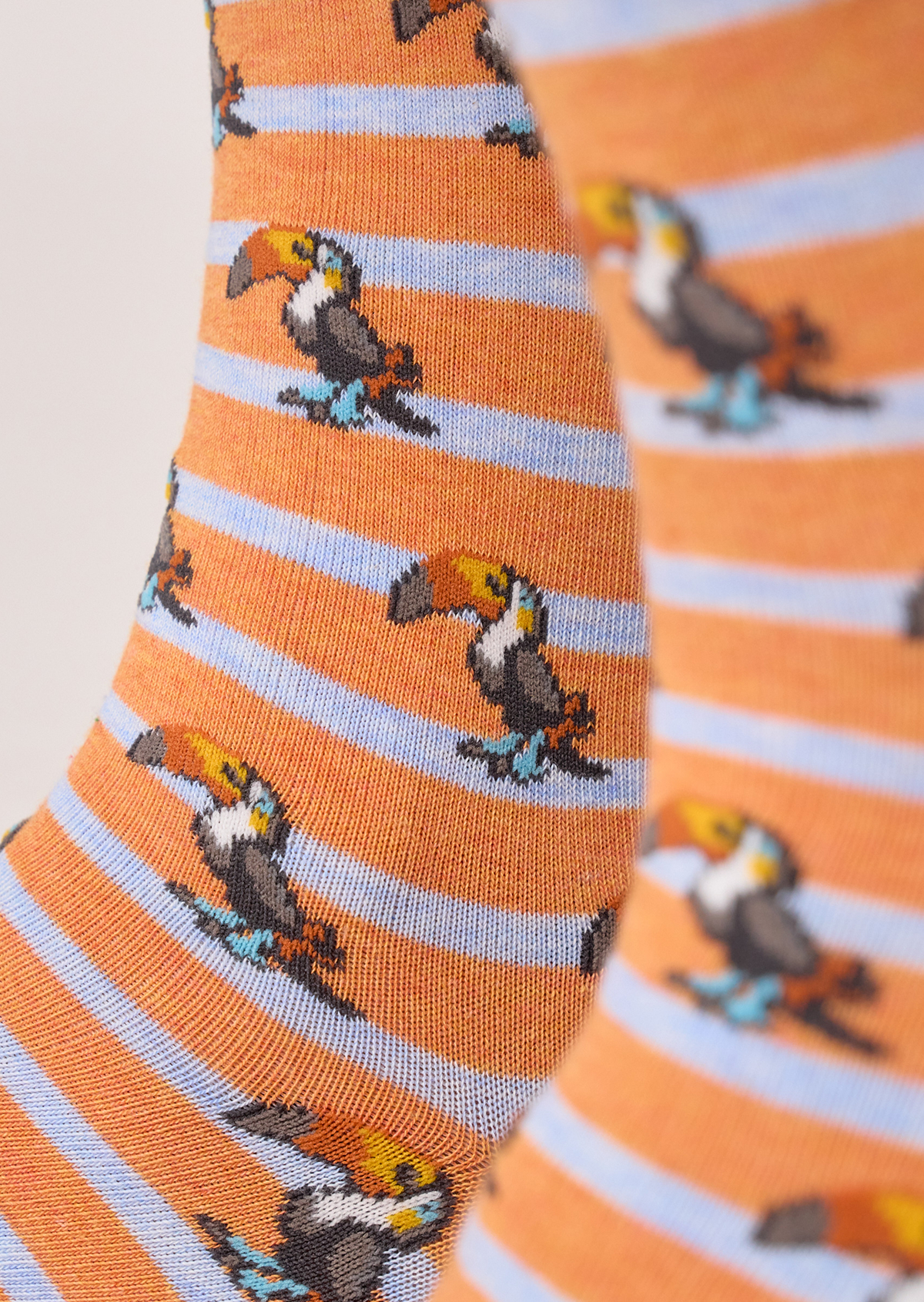 Chaussettes en coton peigné animaux BILLYBELT Orange