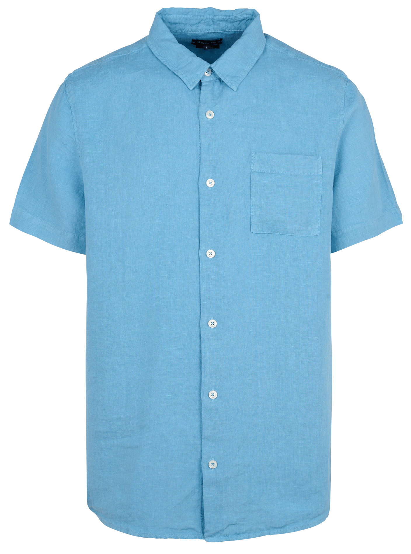 Chemise coupe confort col classique en lin ARMOR-LUX Beige