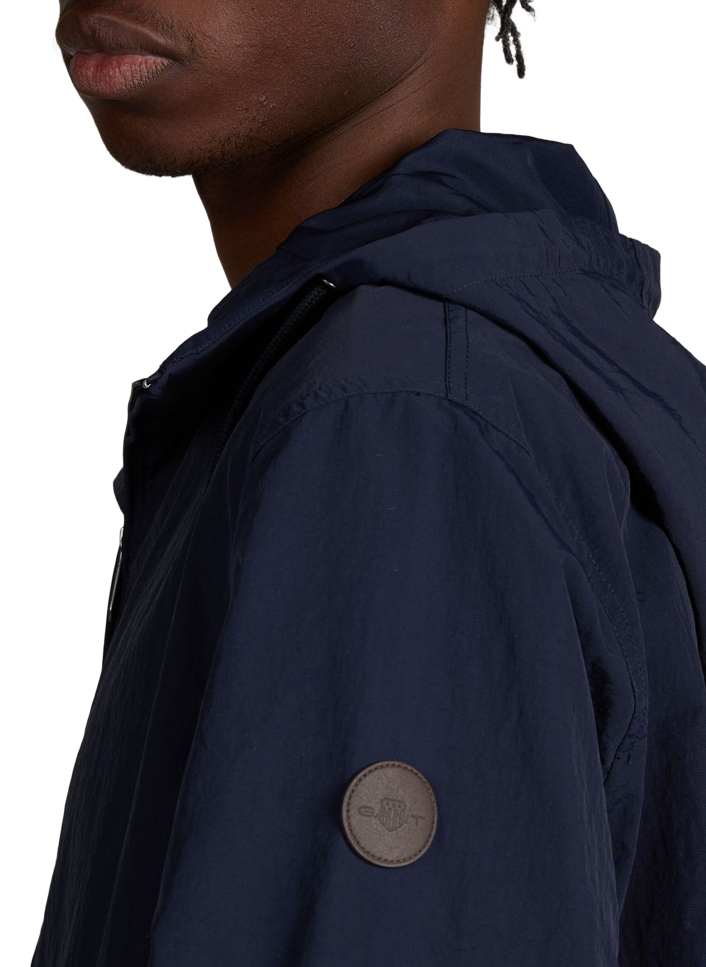 Veste coupe-vent à capuche GANT Bleu