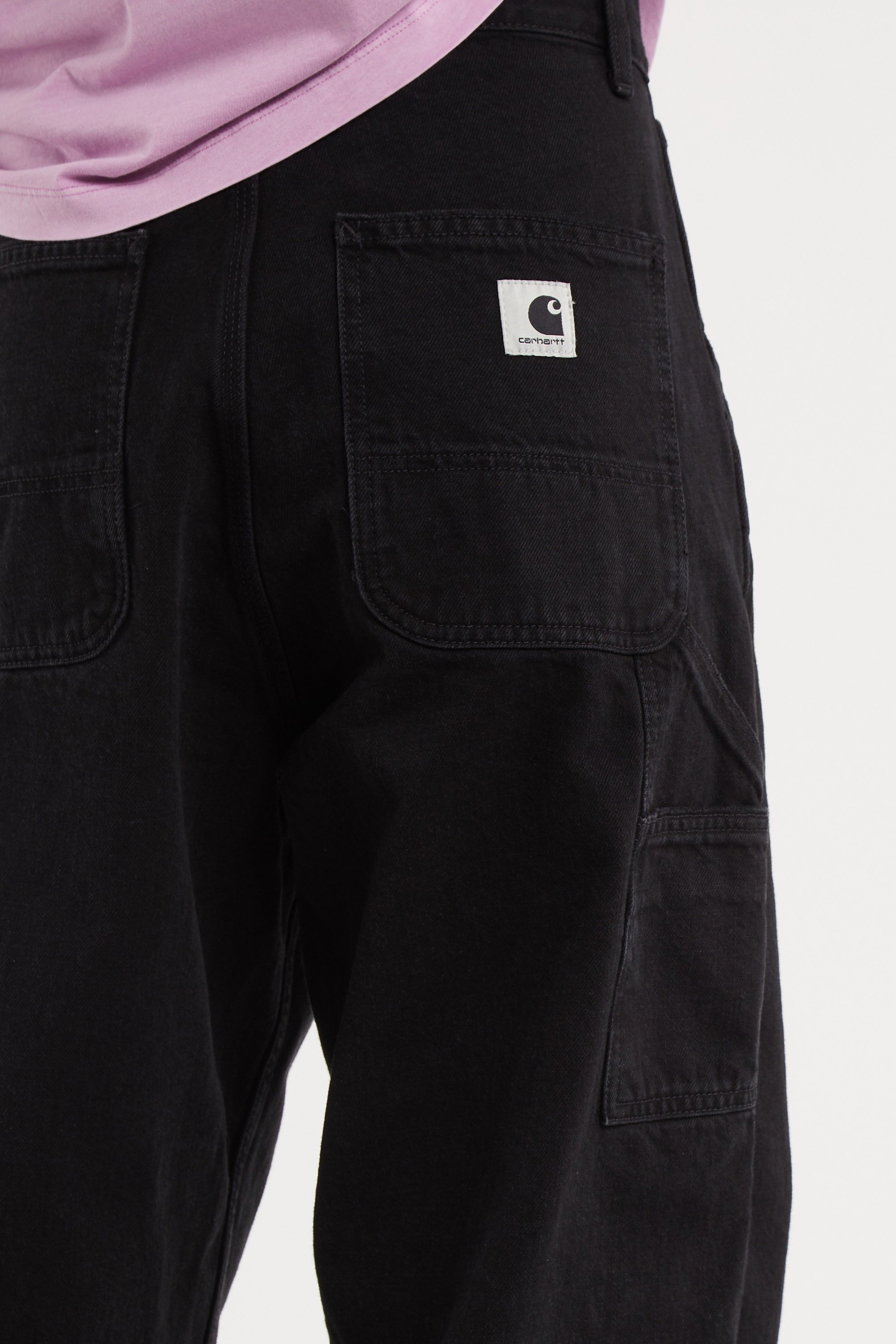 Pantalon w' brandon single knee CARHARTT WIP Noir