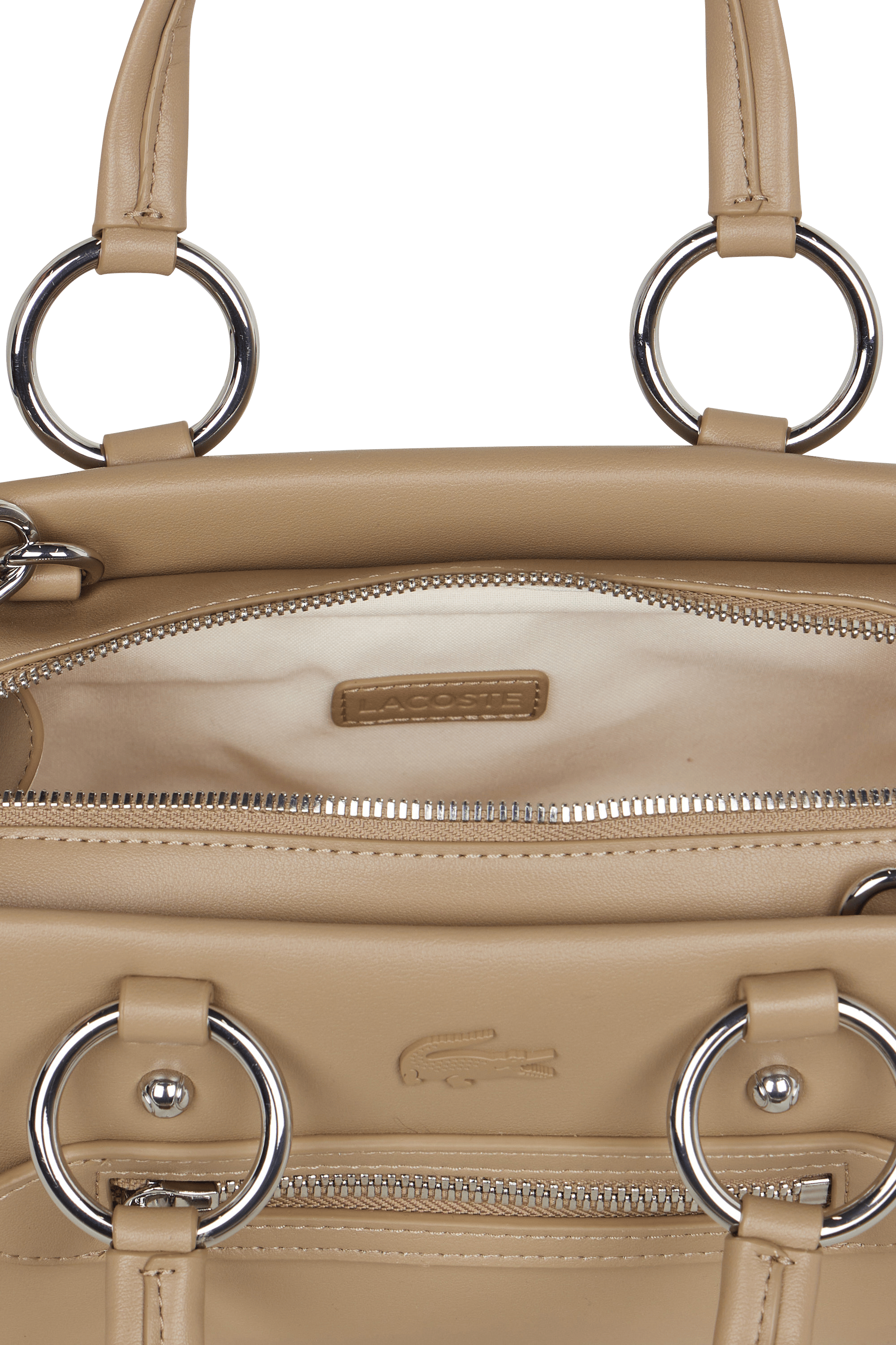 Sac à main celys LACOSTE Marron