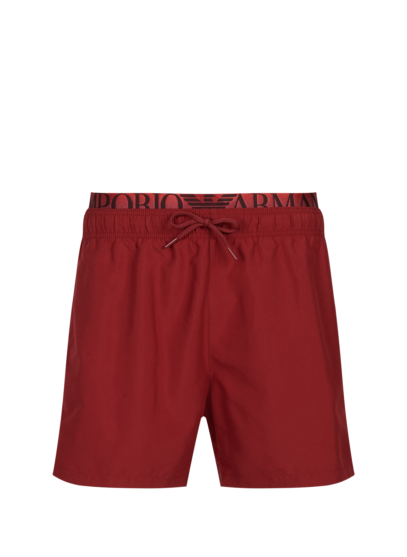 Short de bain avec ceinture logotypée ARMANI Rouge