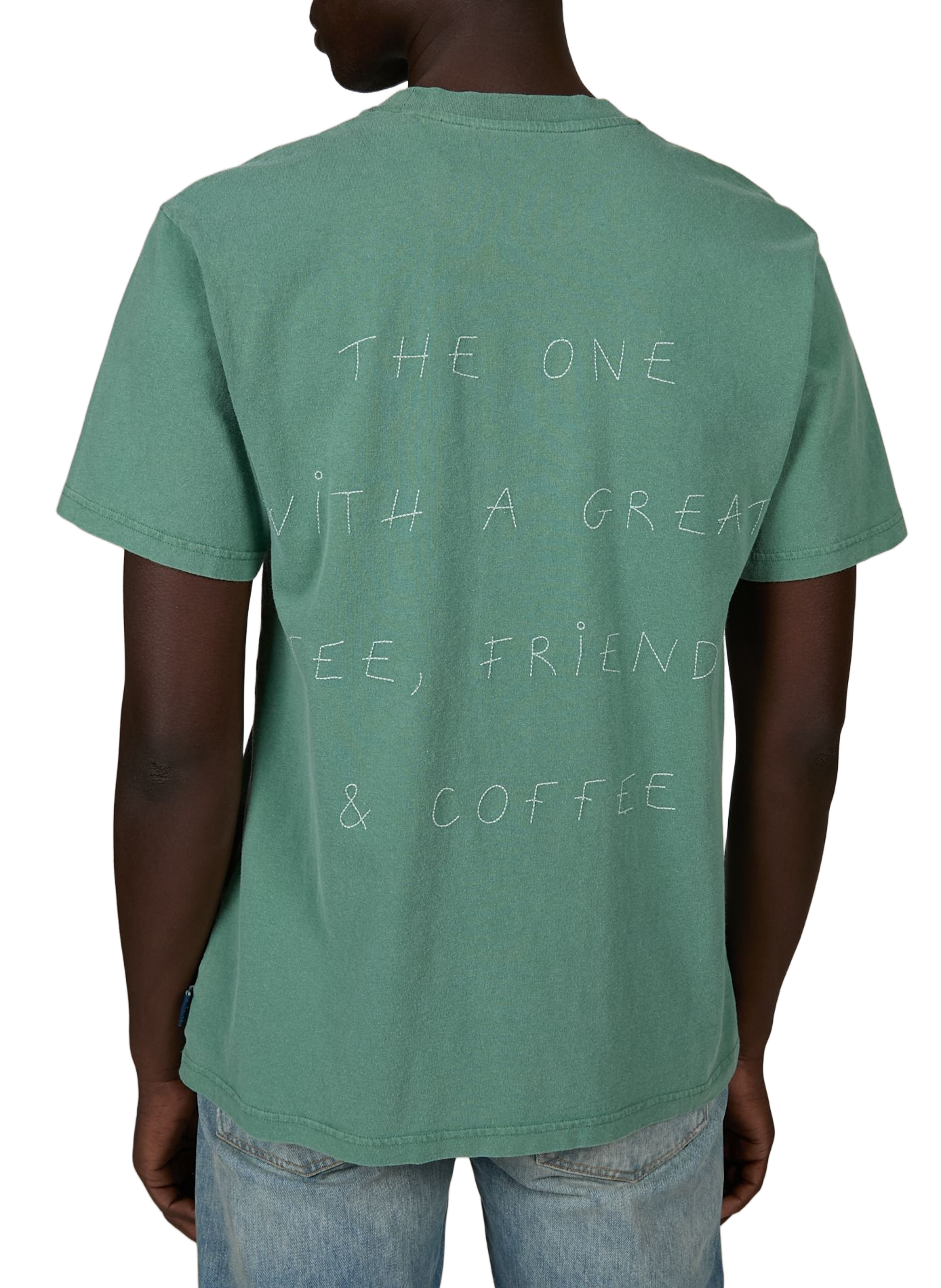Tee-shirt droit en coton MAISON LABICHE Vert