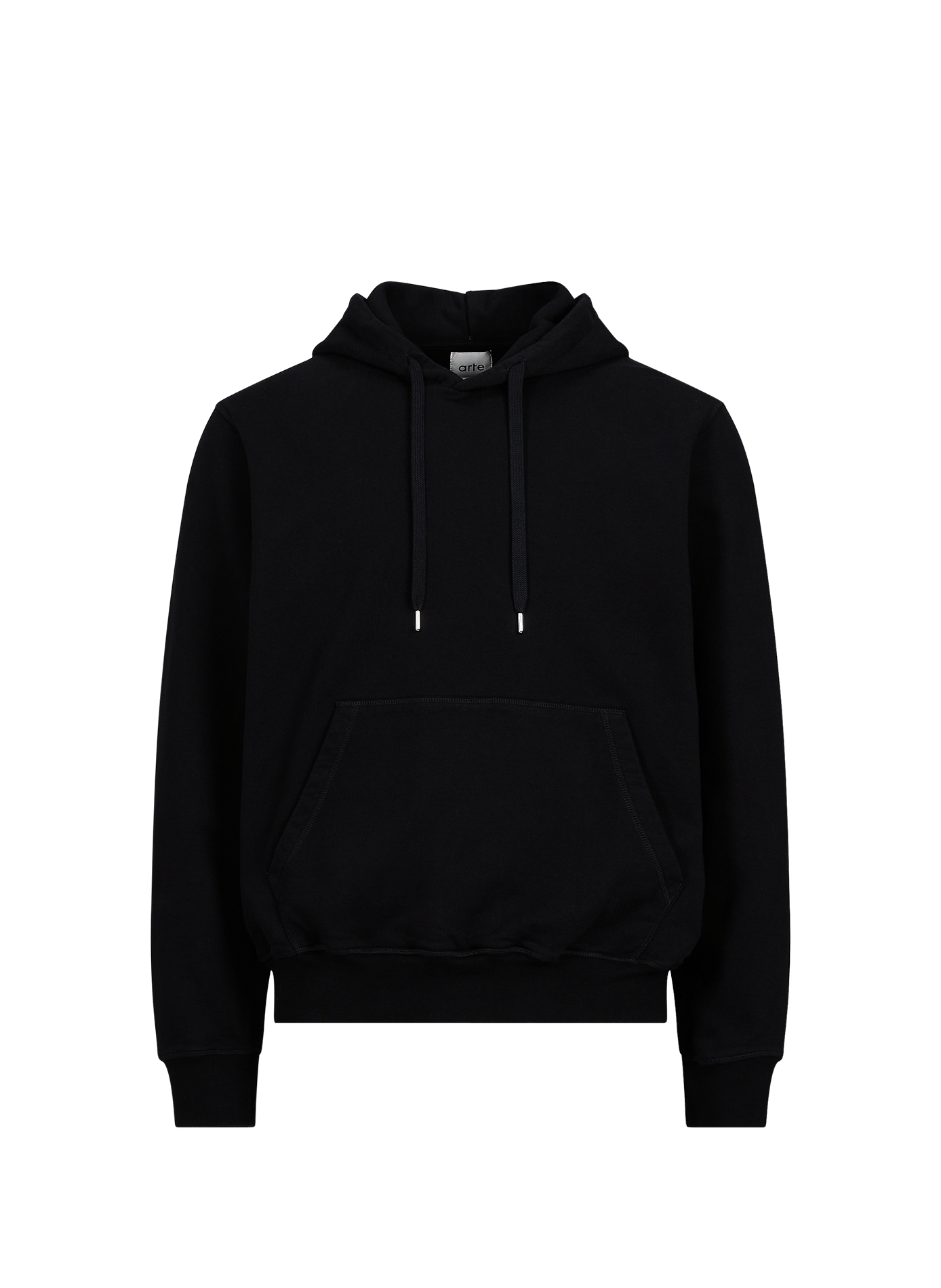 Hooded sweatshirt with screen print in cotton ARTE ANTWERP Black