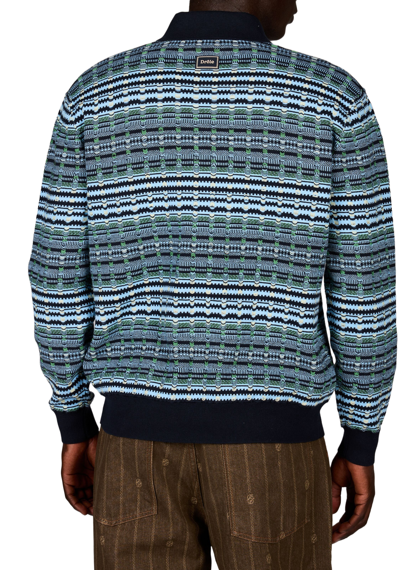 Cotton jumper  | Blue DROLE DE MONSIEUR Men
