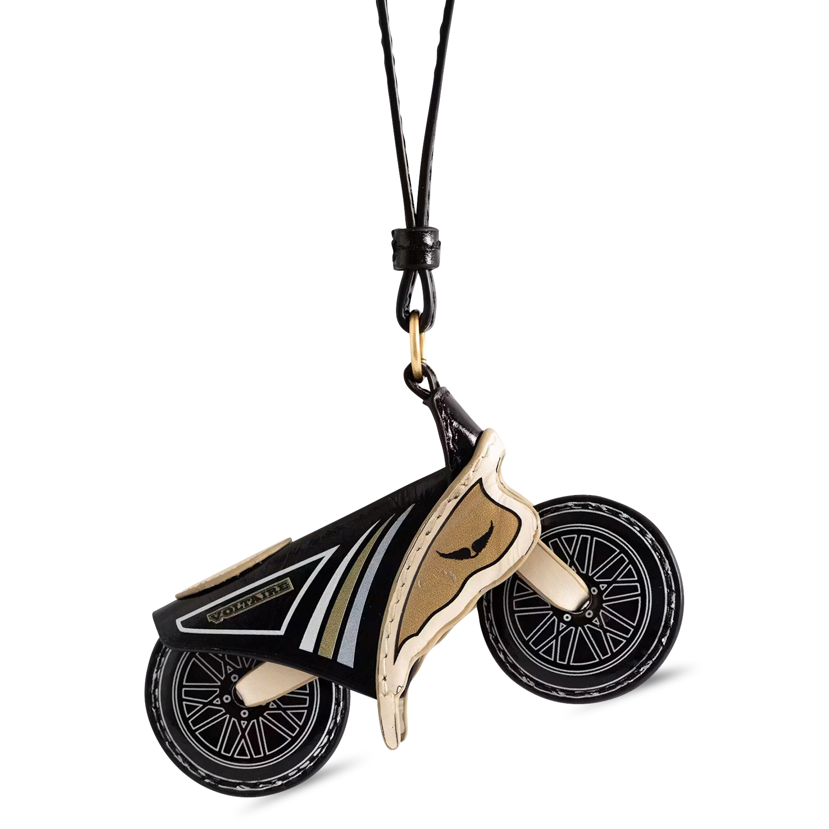 Charm en cuir motorider ZADIG&VOLTAIRE Noir