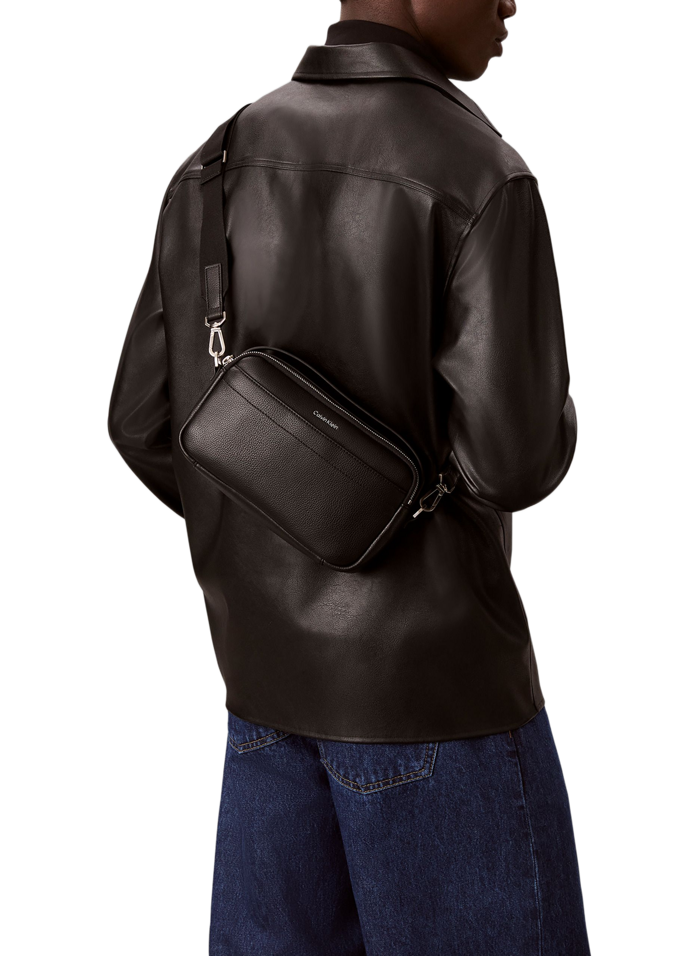 Gürteltasche mit Logo CALVIN KLEIN Schwarz