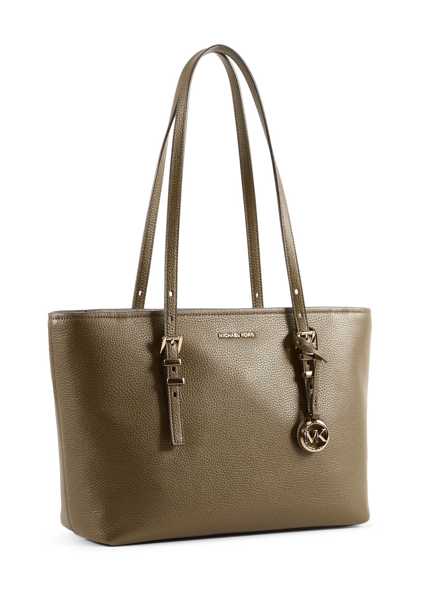 Quinn leather tote bag MICHAEL KORS Brown
