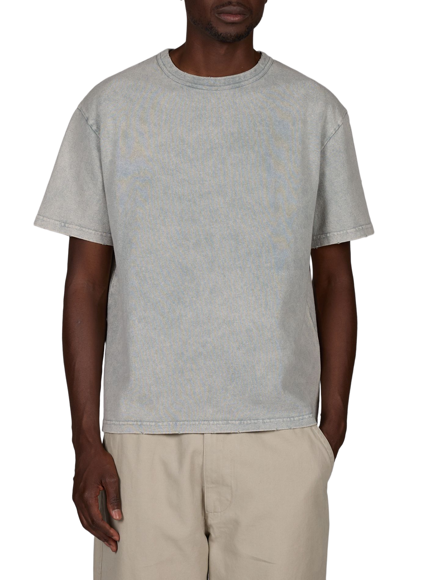 Straight-fit cotton T-shirt BELLEROSE Beige