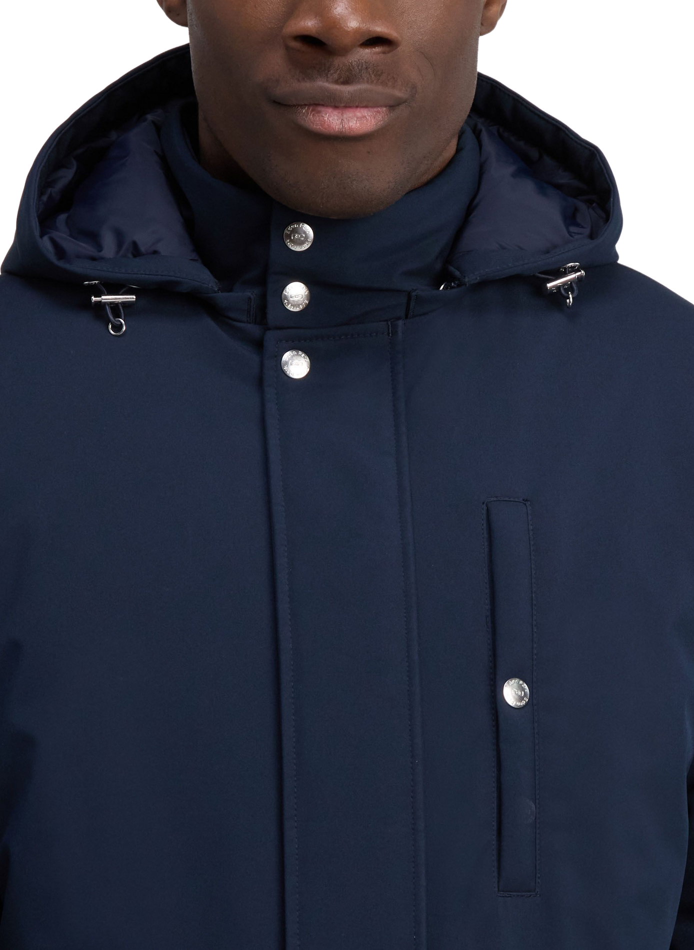 Parka droite col montant  EDEN PARK Blauw