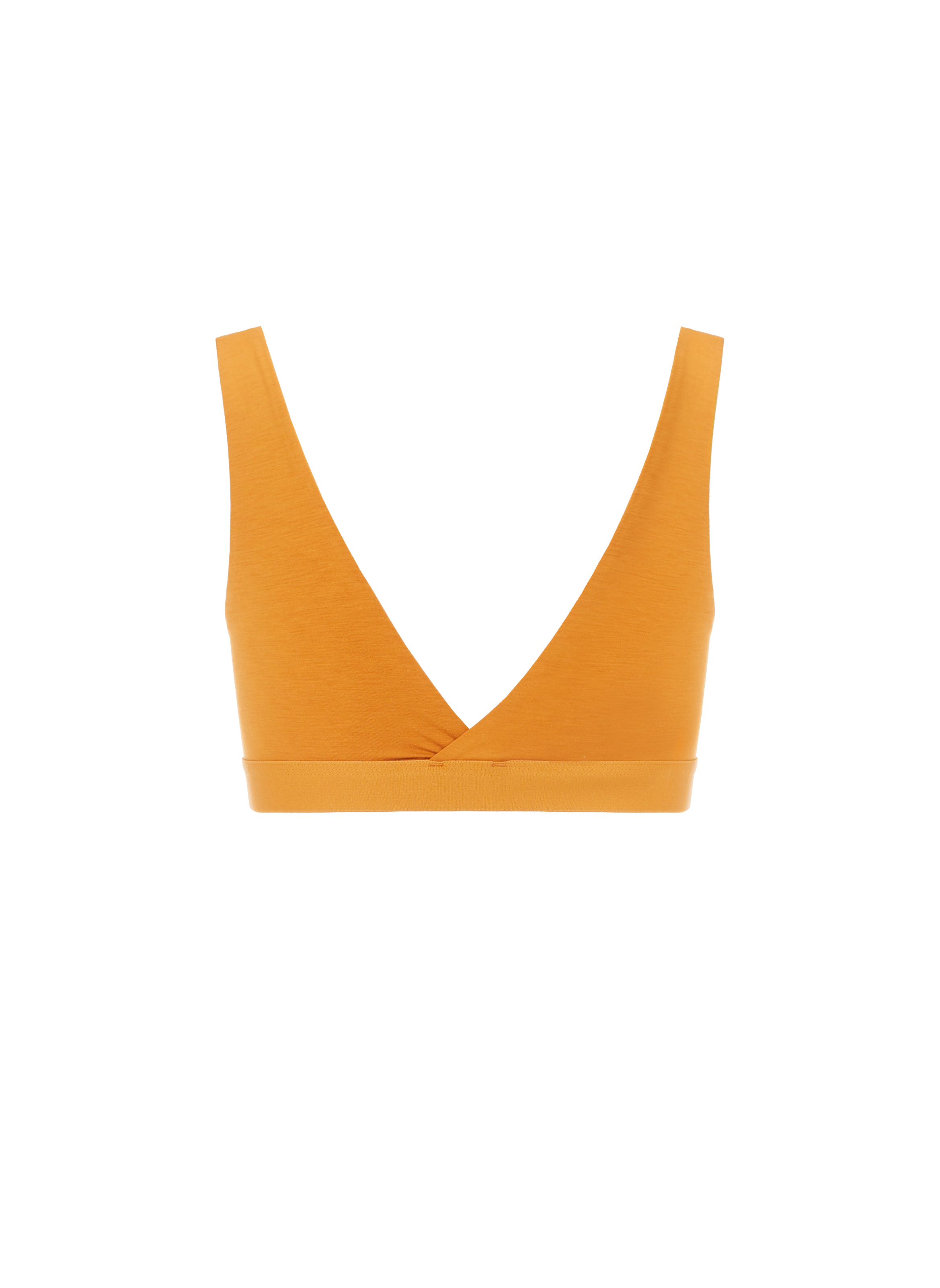 Brassière légère essentielle en tencel ORGANIC BASICS Orange