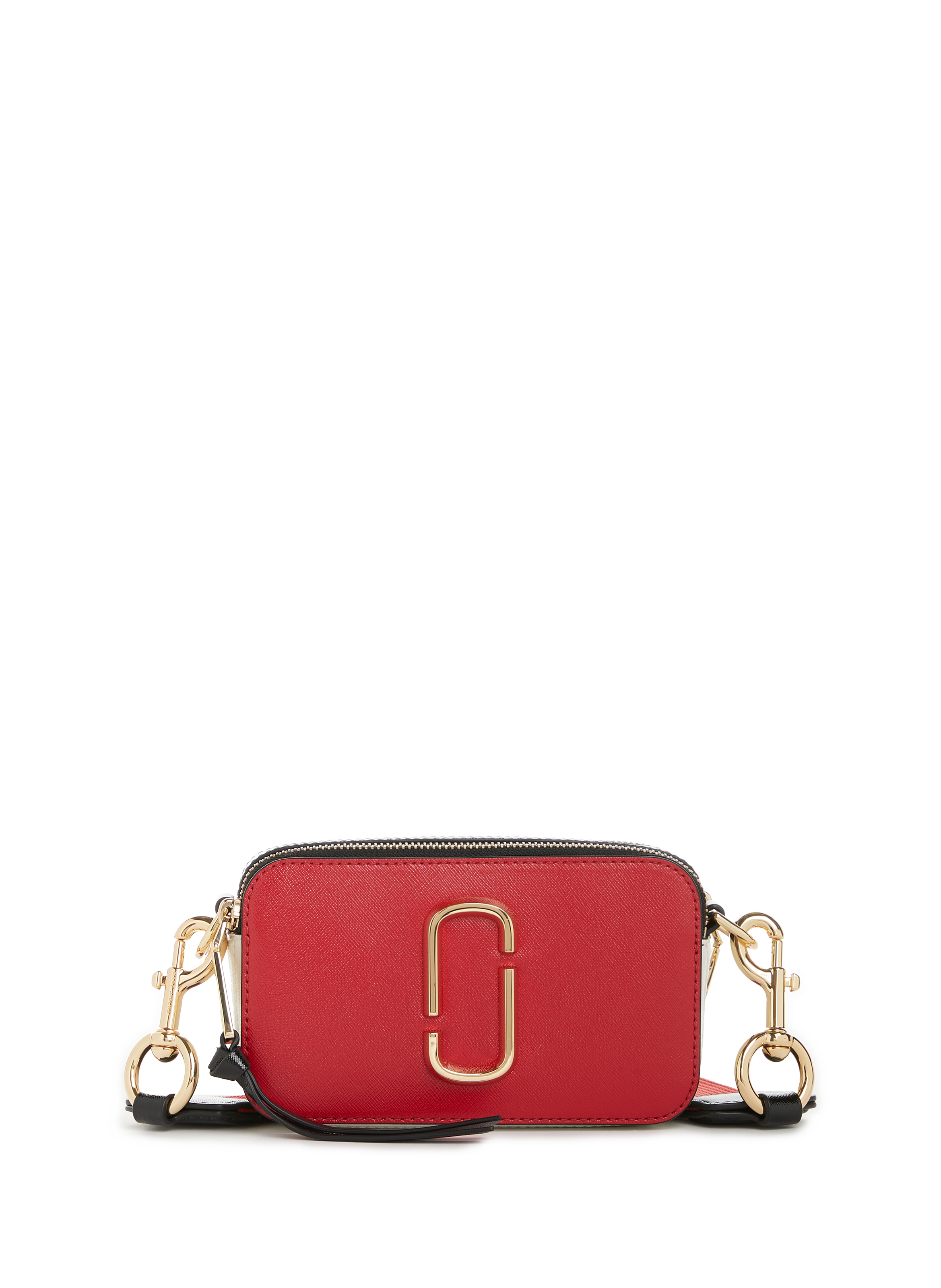 Sac Snapshot en cuir MARC JACOBS Rouge