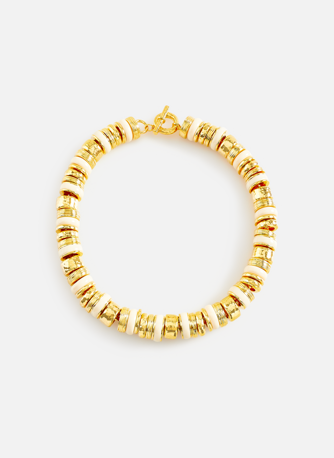 Gold-toned metal necklace AURELIE BIDERMANN