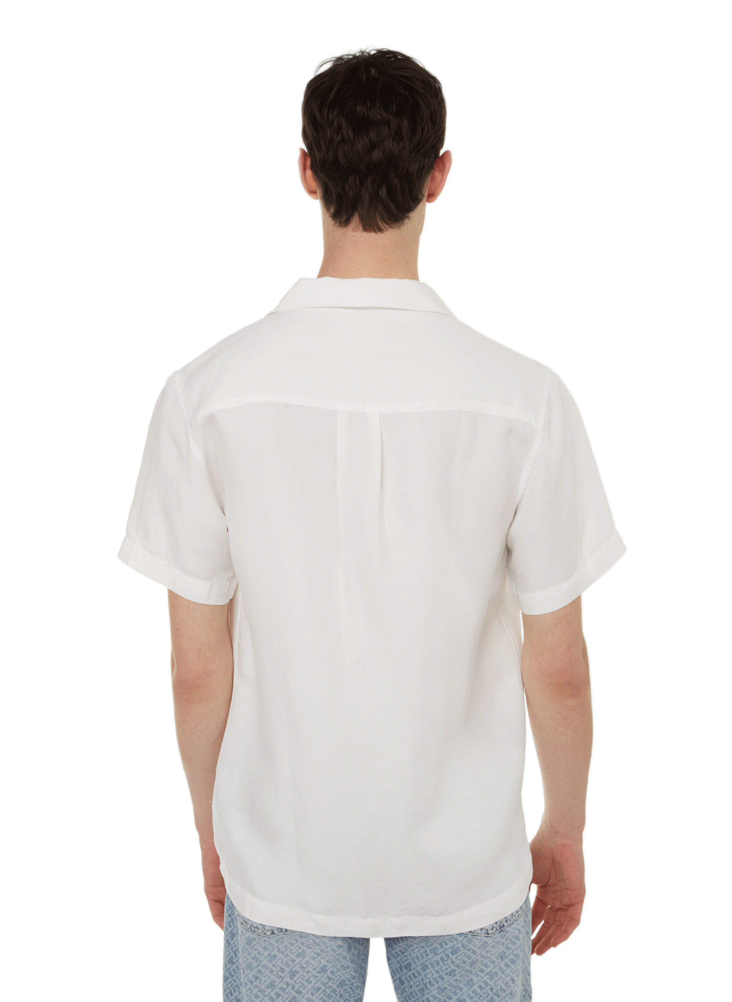 Barac linen and lyocell shirt EDITIONS 102 White