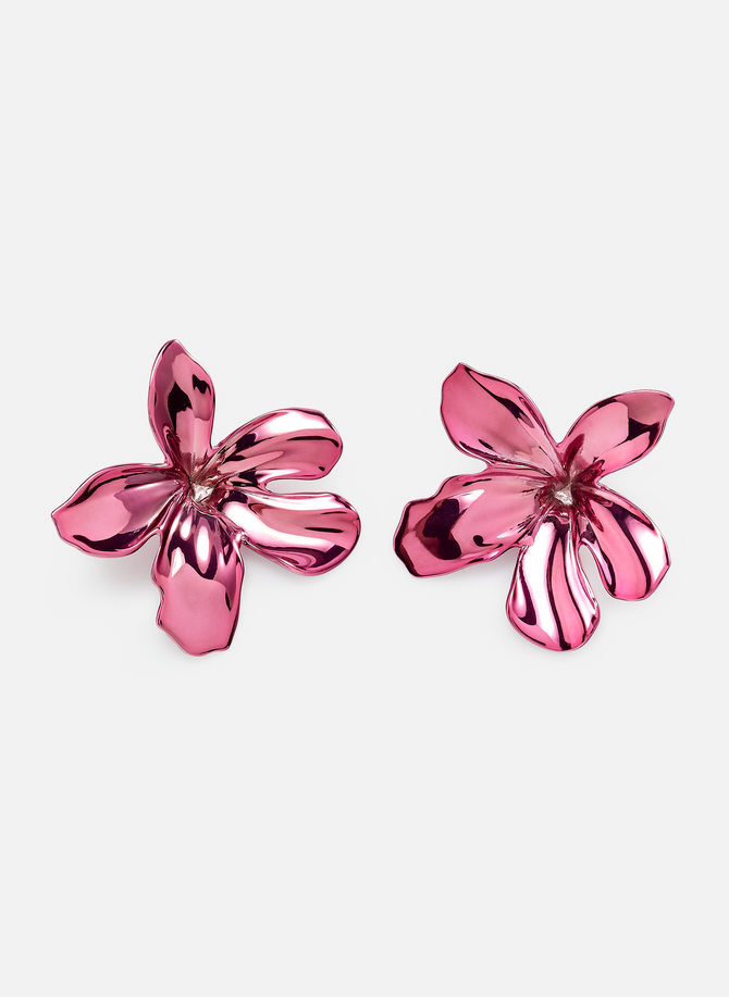 HUGO KREIT Floral Stud Earrings