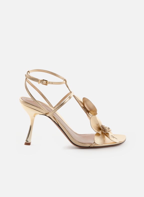 Chaussures dorees The Wedding Explorer