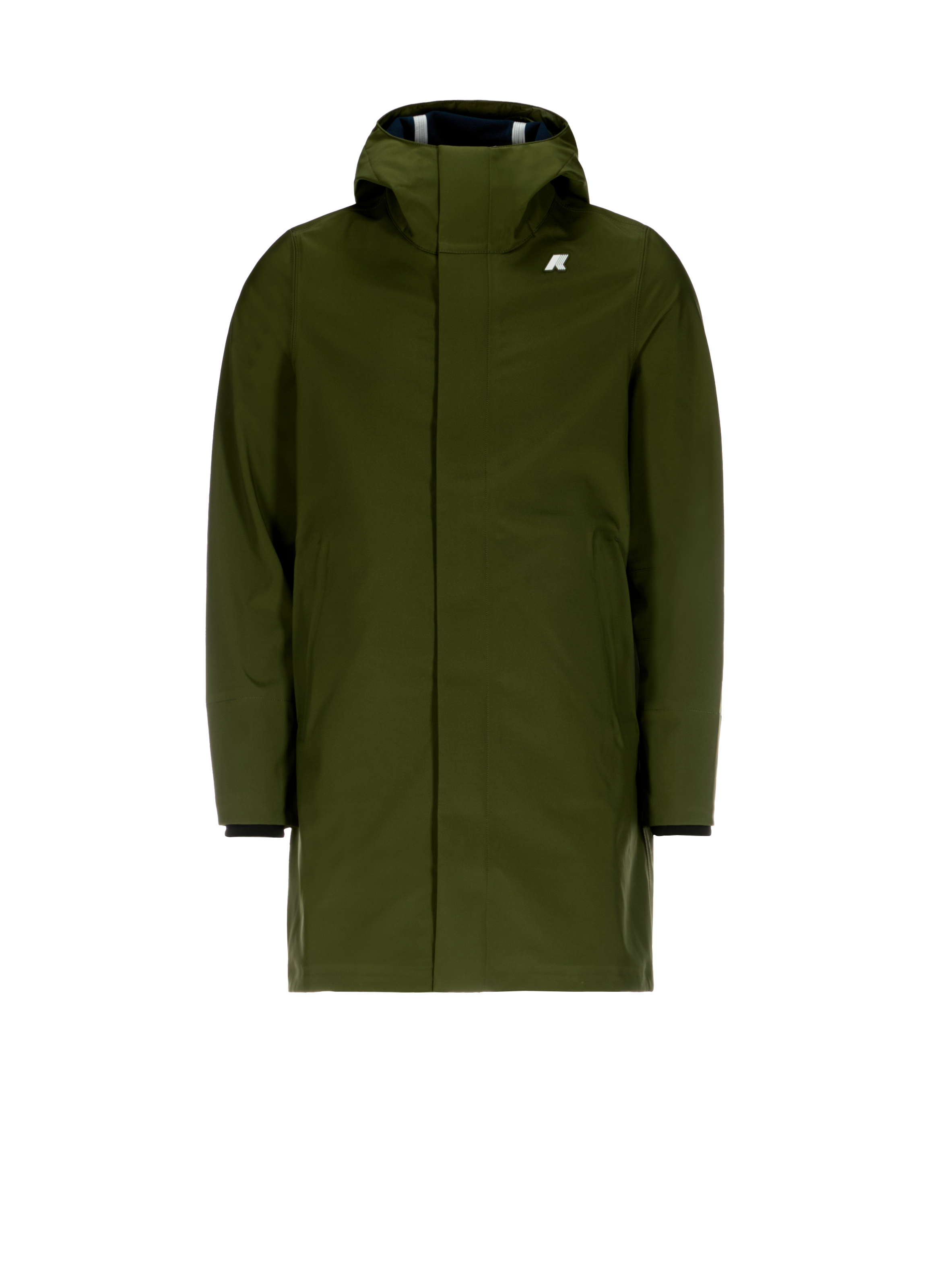 Parka mi-longue à capuche K-WAY Vert