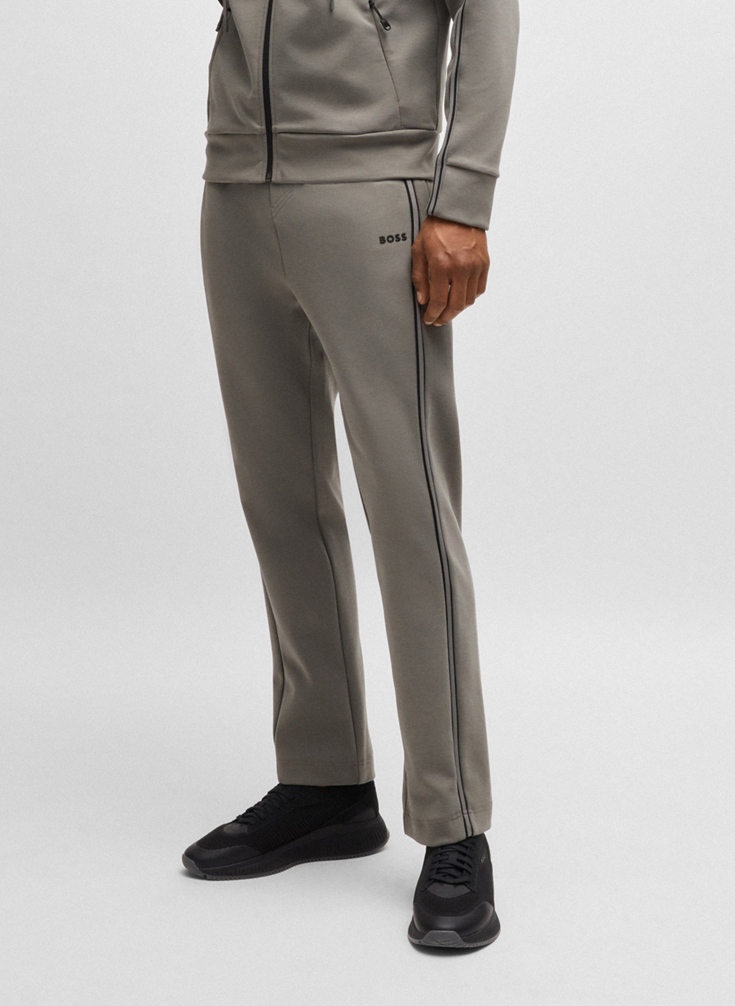 Baskets basses en toile BOSS Noir