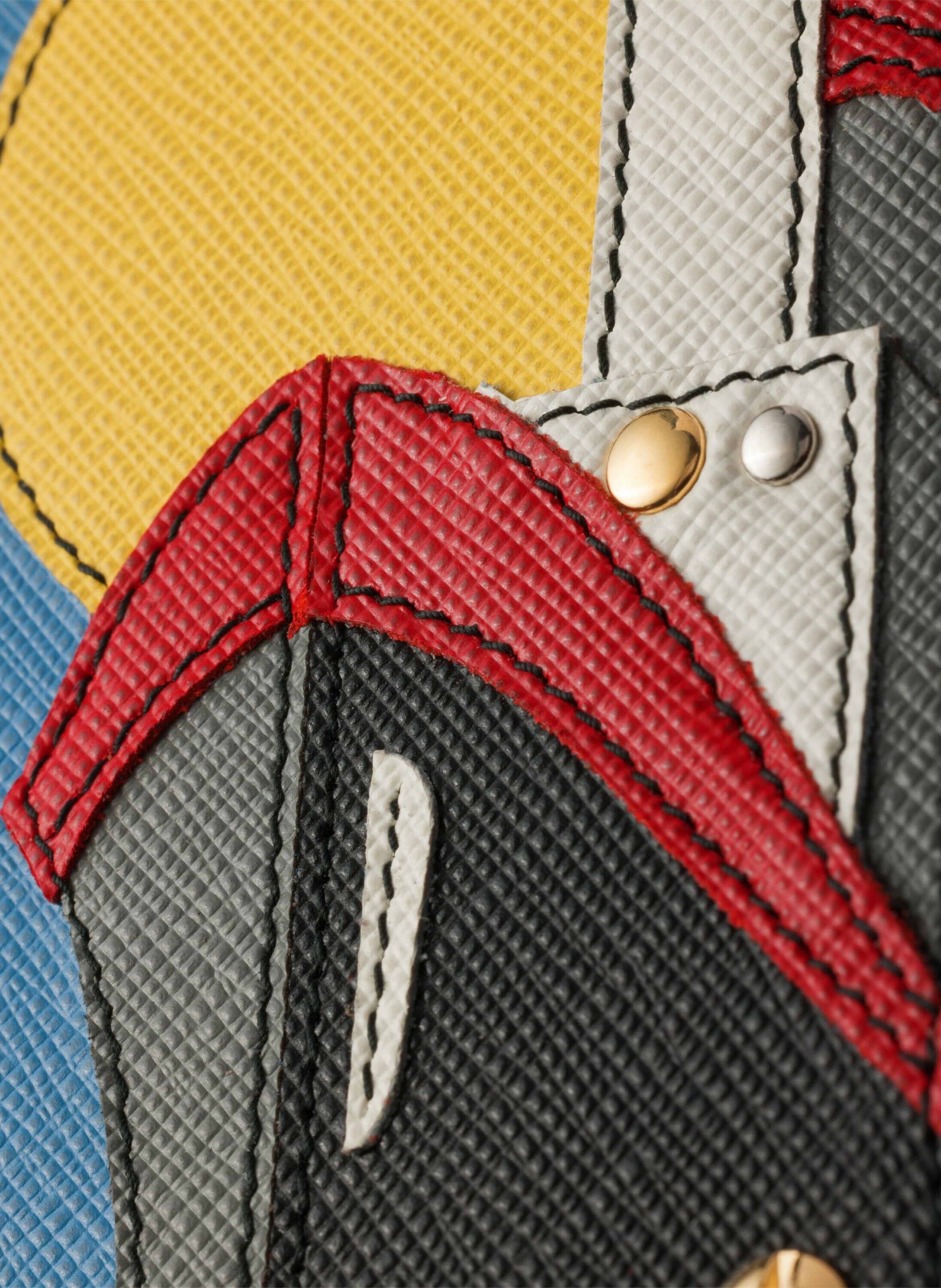 Coque pour iphone 16 pro max en cuir saffiano PRADA Bleu