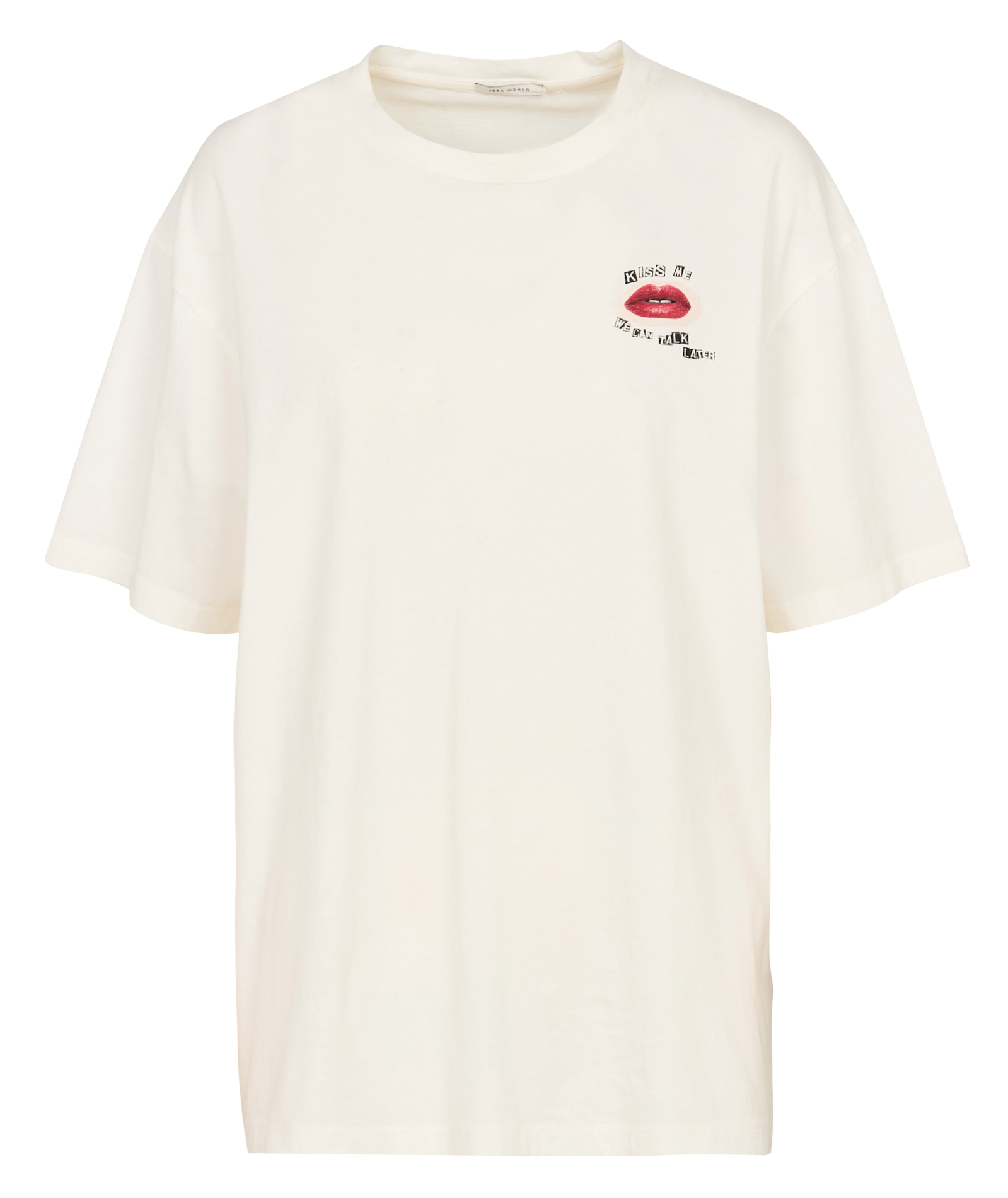 Tee-shirt ample maxi visuel dos IKKS Blanc