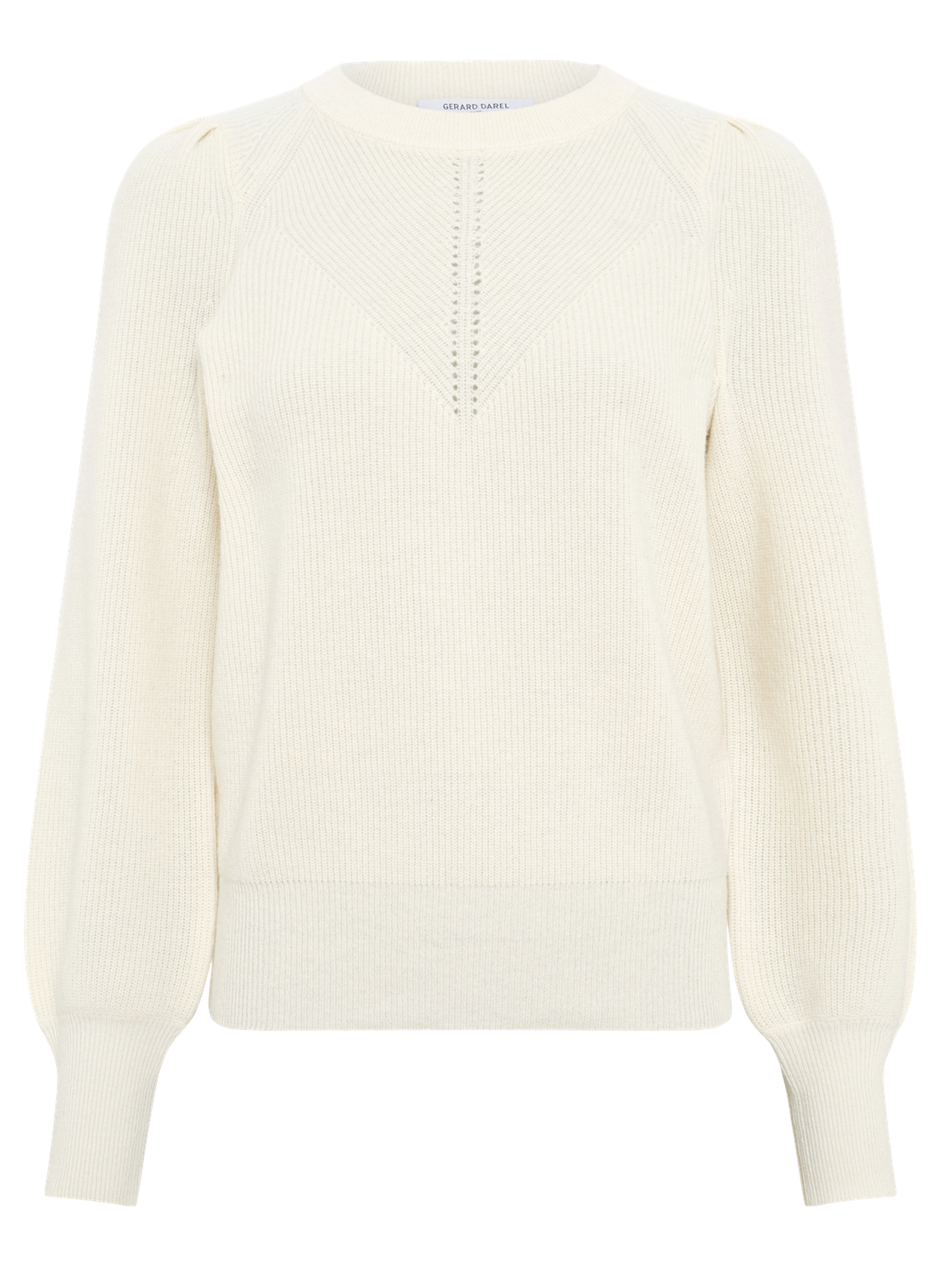 Pull à jeux de maille en laine - evange GERARD DAREL Beige