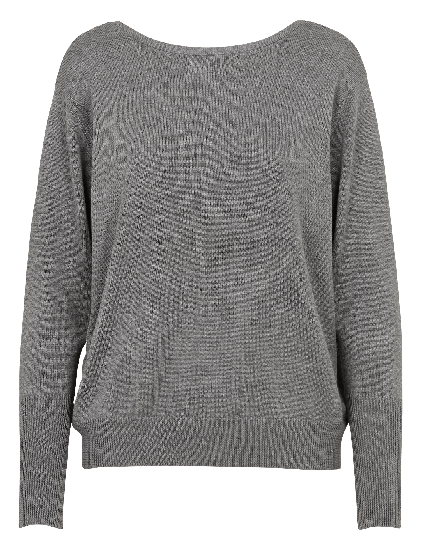 Cardigan oversize col v IKKS Gris