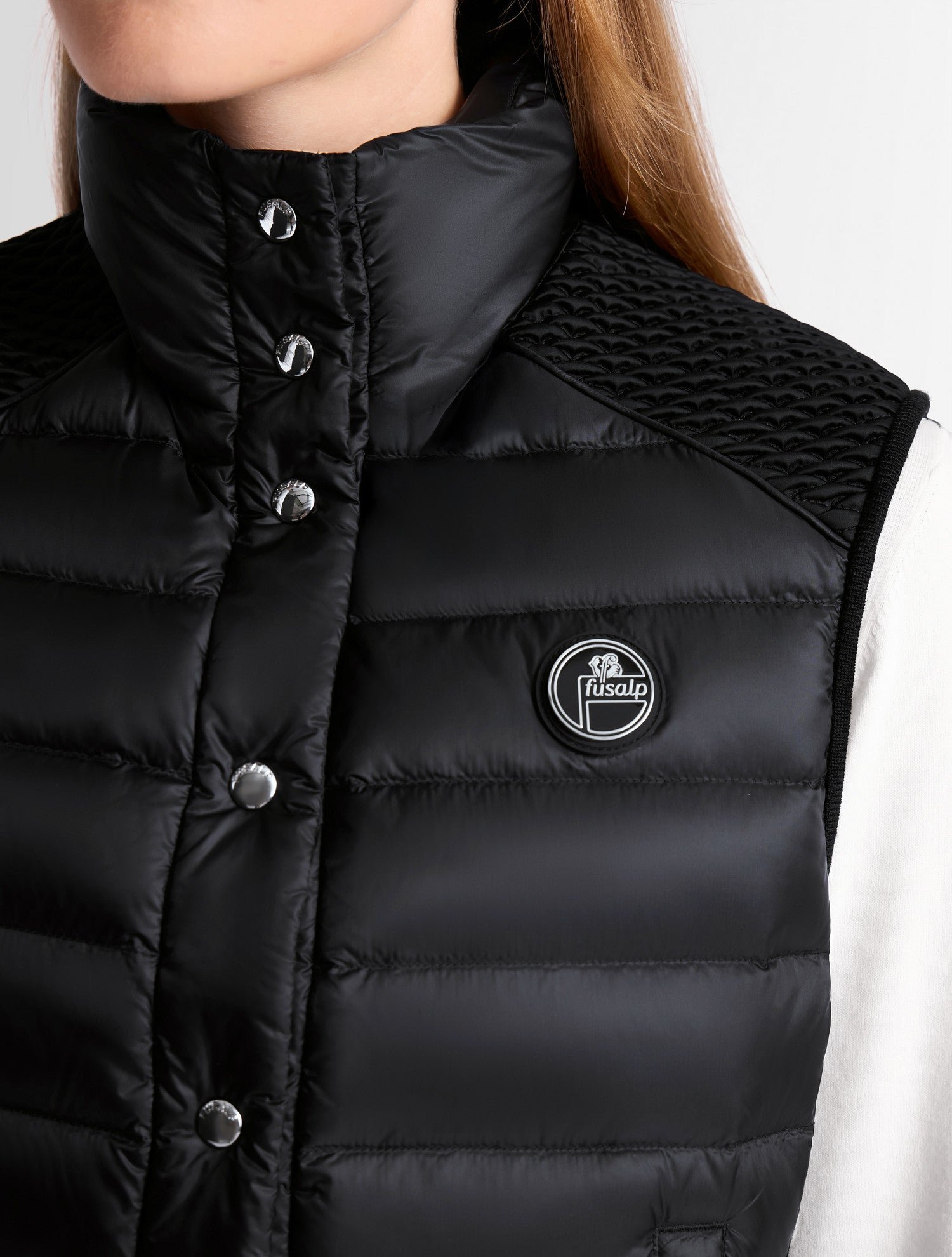 Doudoune sans manches miraca col montant coupe regular FUSALP Noir