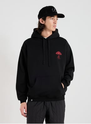 Sweat ample à capuche en coton mélangé HELAS CAPS Sweat ample à capuche en coton mélangé HELAS CAPS