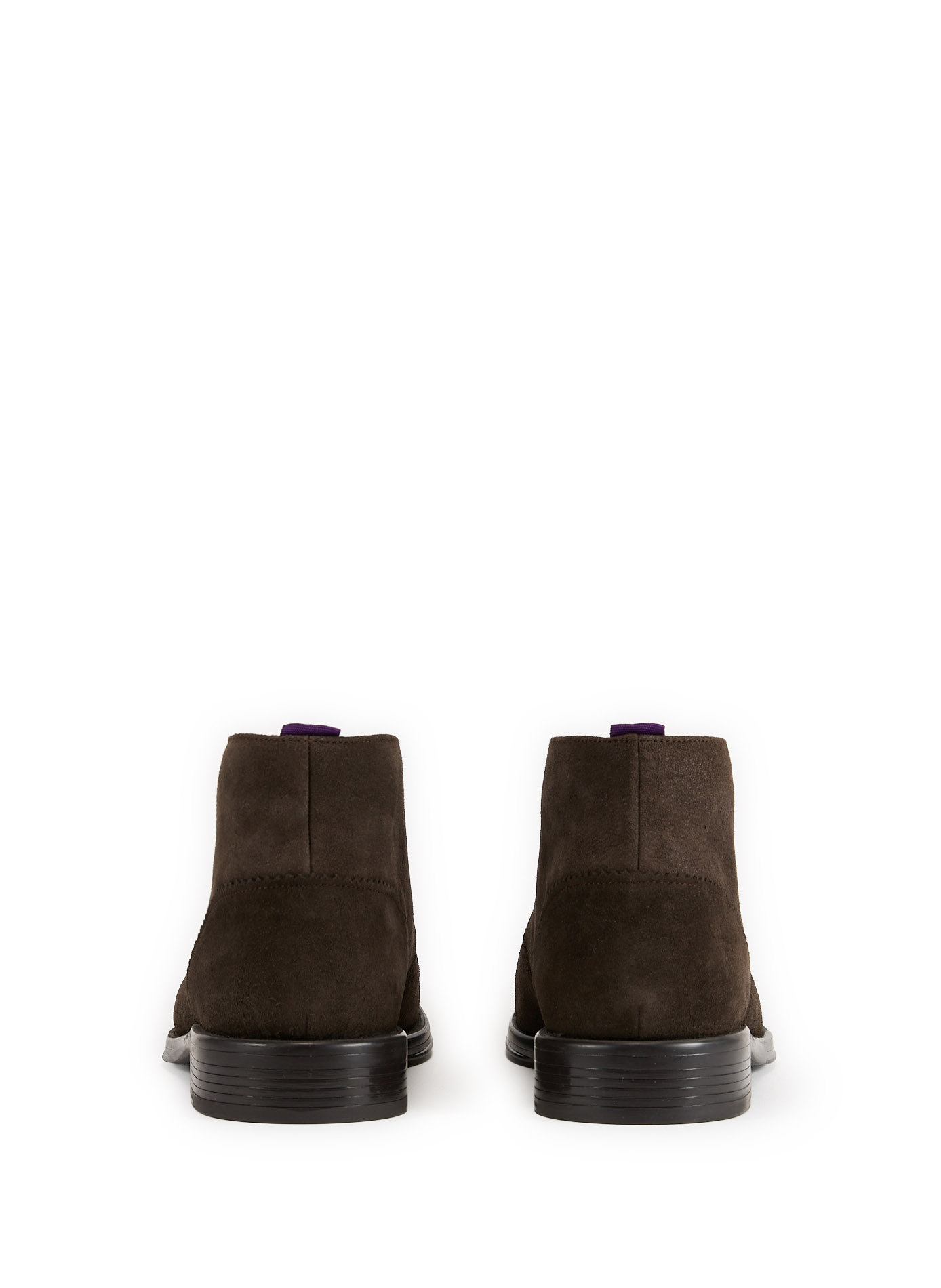 Mixed suede leather boots PAUL SMITH Brown