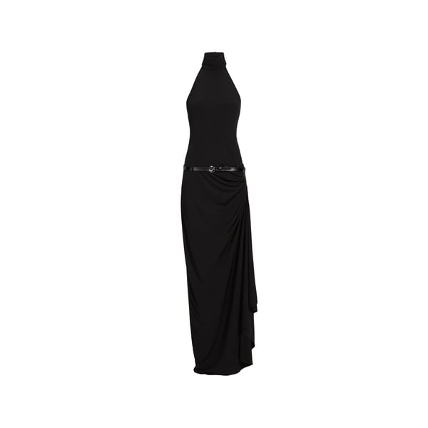 Coperni Robe longue dos nu drapée